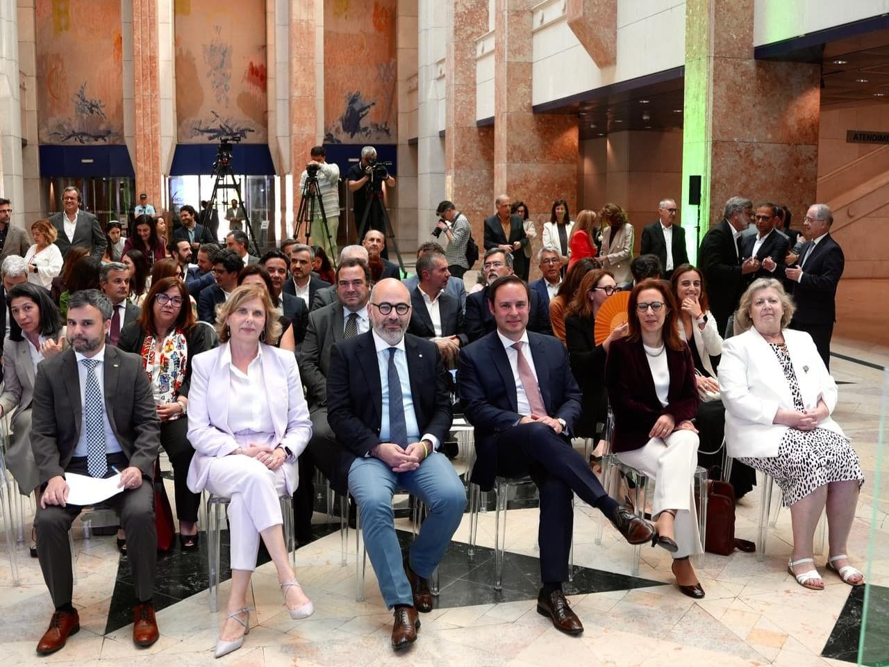 Ministro das Infraestruturas e Habitação, Miguel Pinto Luz, no lançamento do concurso para comprar de comboios de alta velocidade pela CP, Lisboa, 20 maio 2026