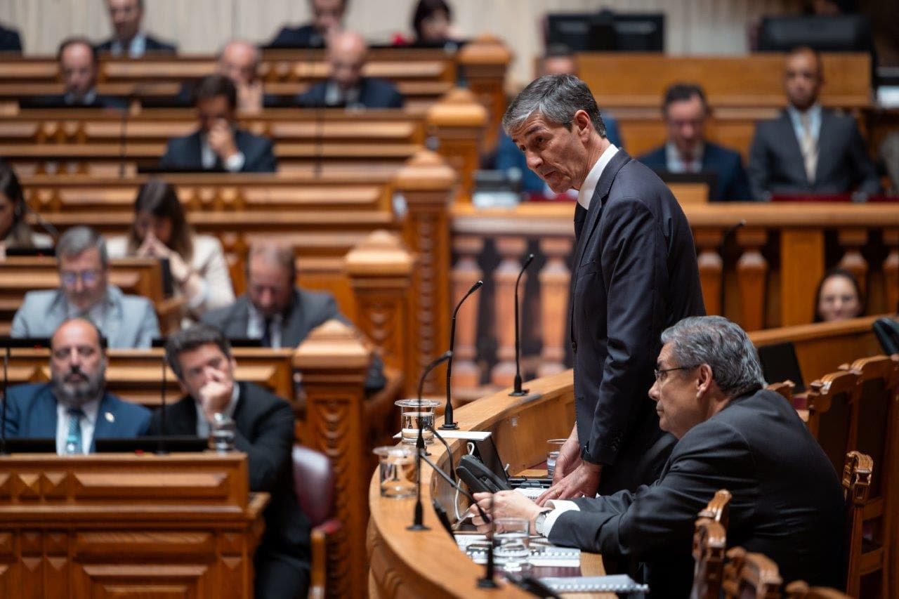 Secretary of State for Planning and Regional Development Hélder Reis during the discussion on the RRF’s execution, Parliament, 20 May 2026
