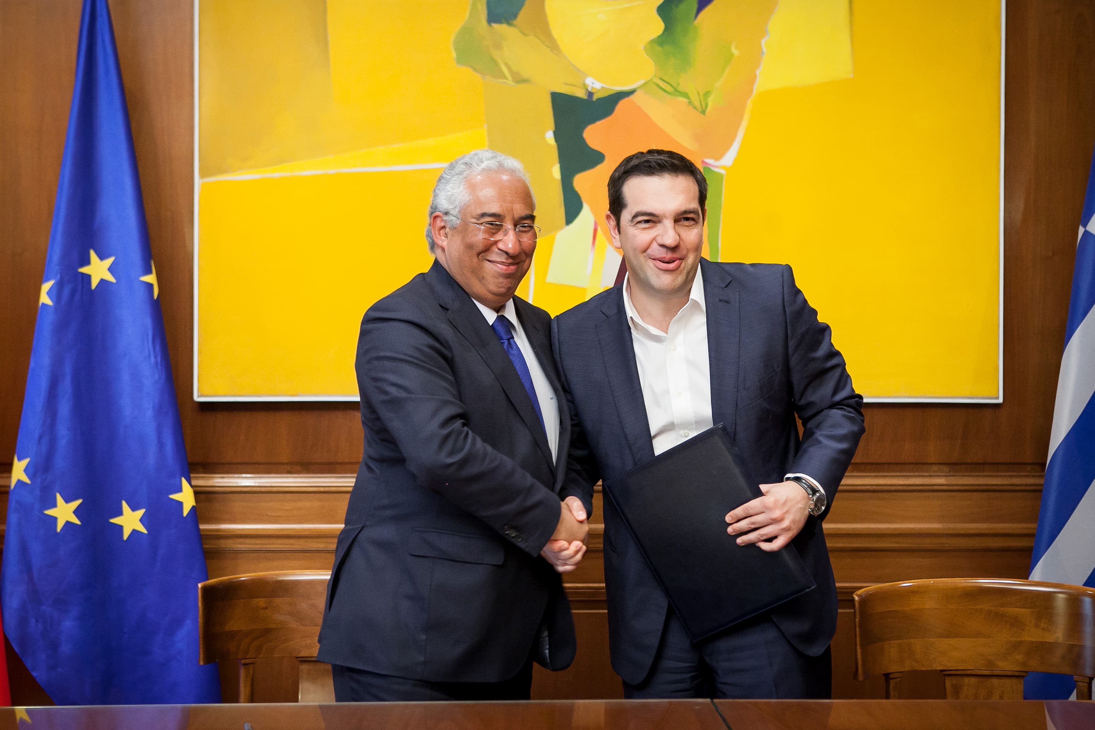 Visita à Grécia, 11 abril 2016