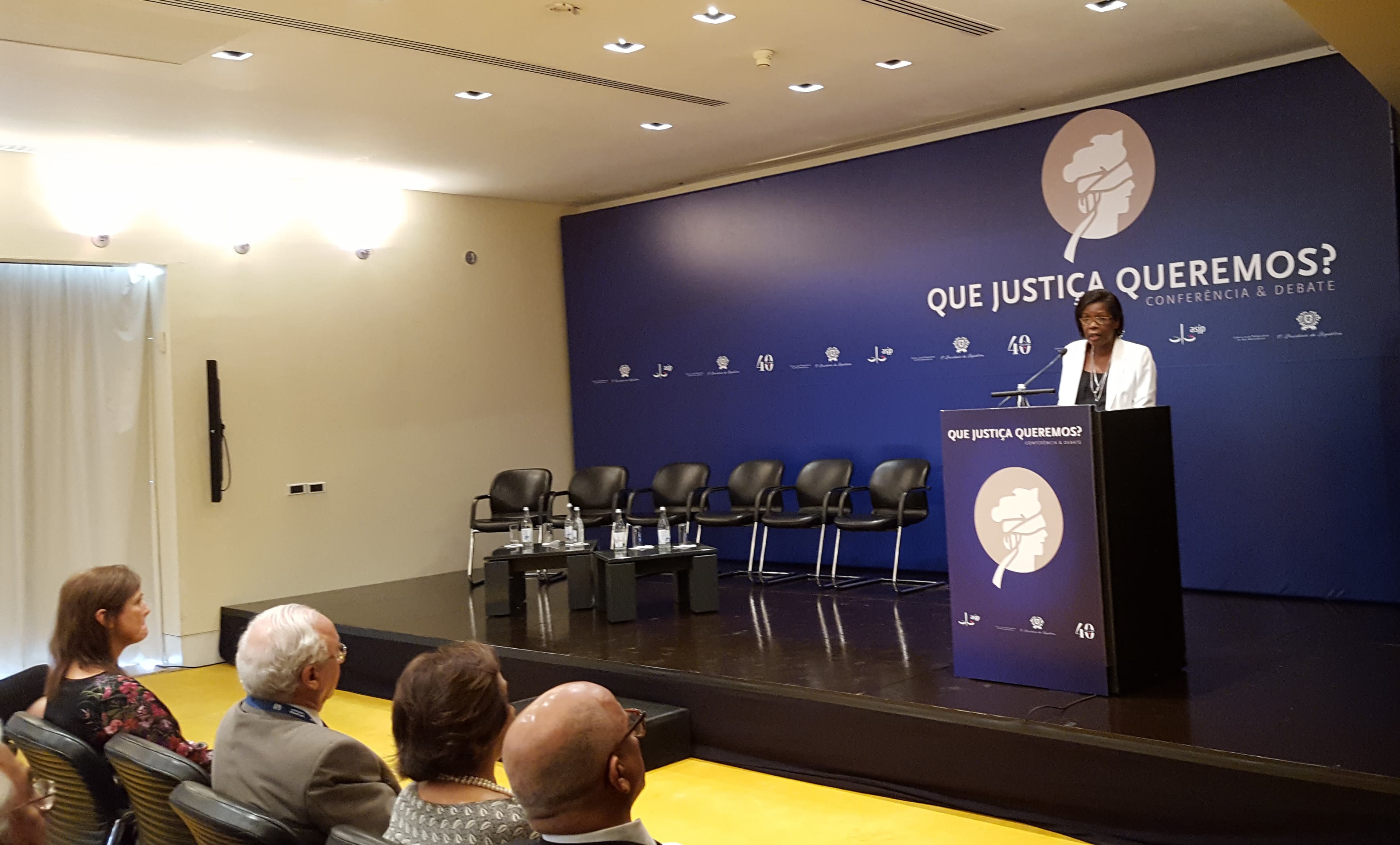 Ministra da Justiça, Francisca Van Dunem