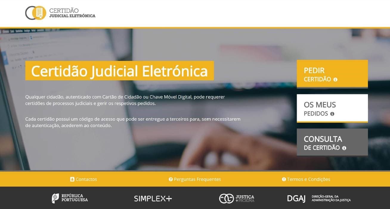 Certidão judicial eletrónica, 13 julho 2017