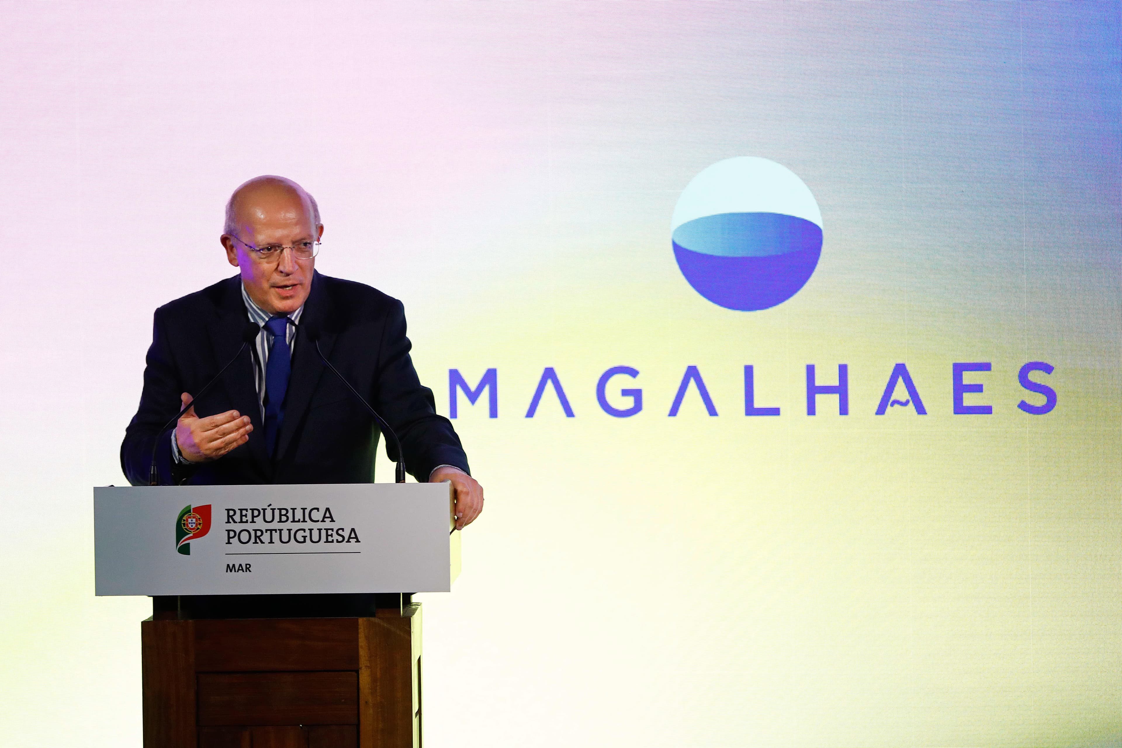 Ministro dos Negócios Estrangeiros, Augusto Santos Silva, na apresentação pública do programa das comemorações do V Centenário da Circum-Navegação comandada pelo navegador português Fernão de Magalhões, Lisboa, 24 janeiro 2019