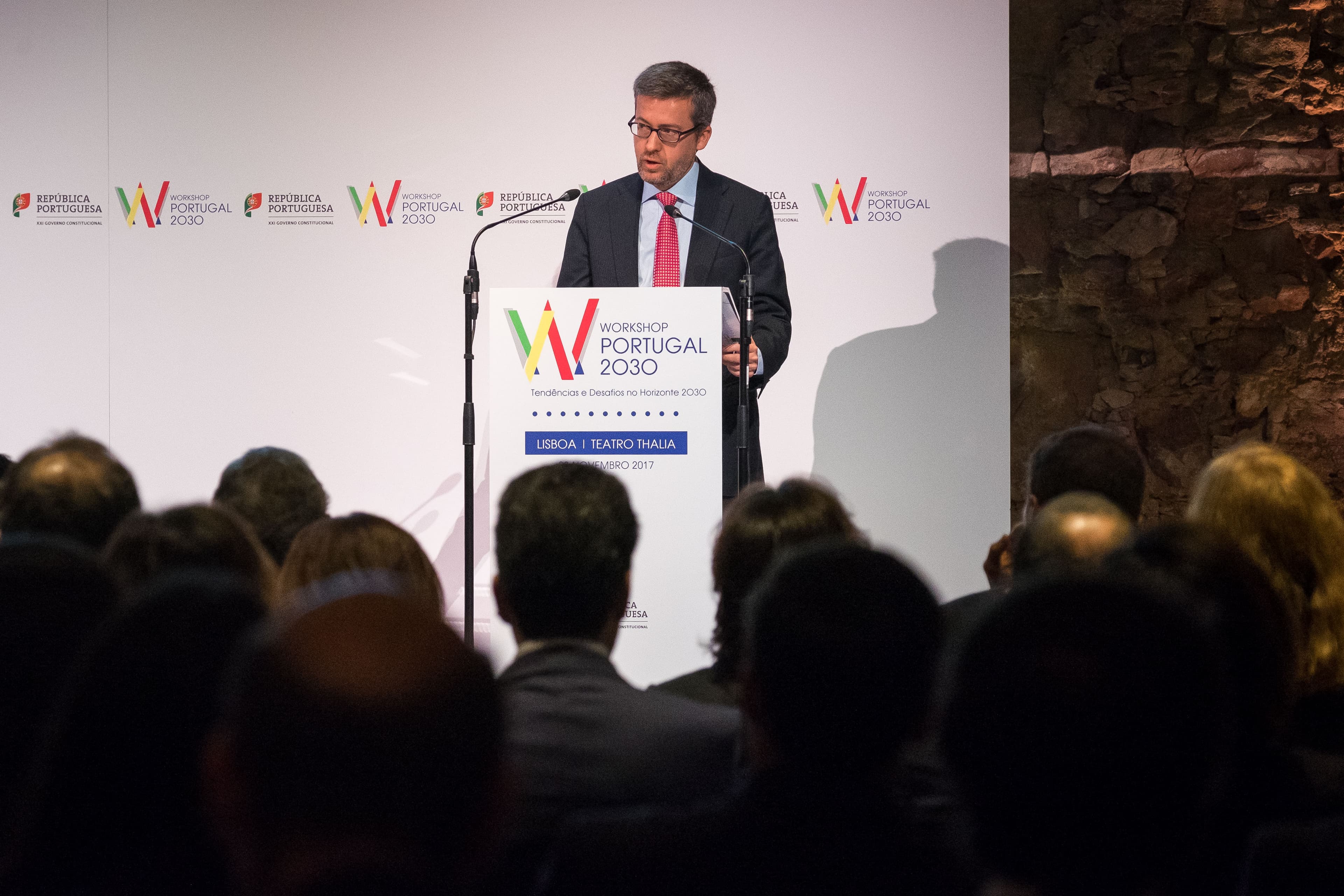Comissário europeu Carlos Moedas no Workshop sobre Estratégia Nacional Portugal 2030, Lisboa, 28 novembro 2017 (Foto: Clara Azevedo)