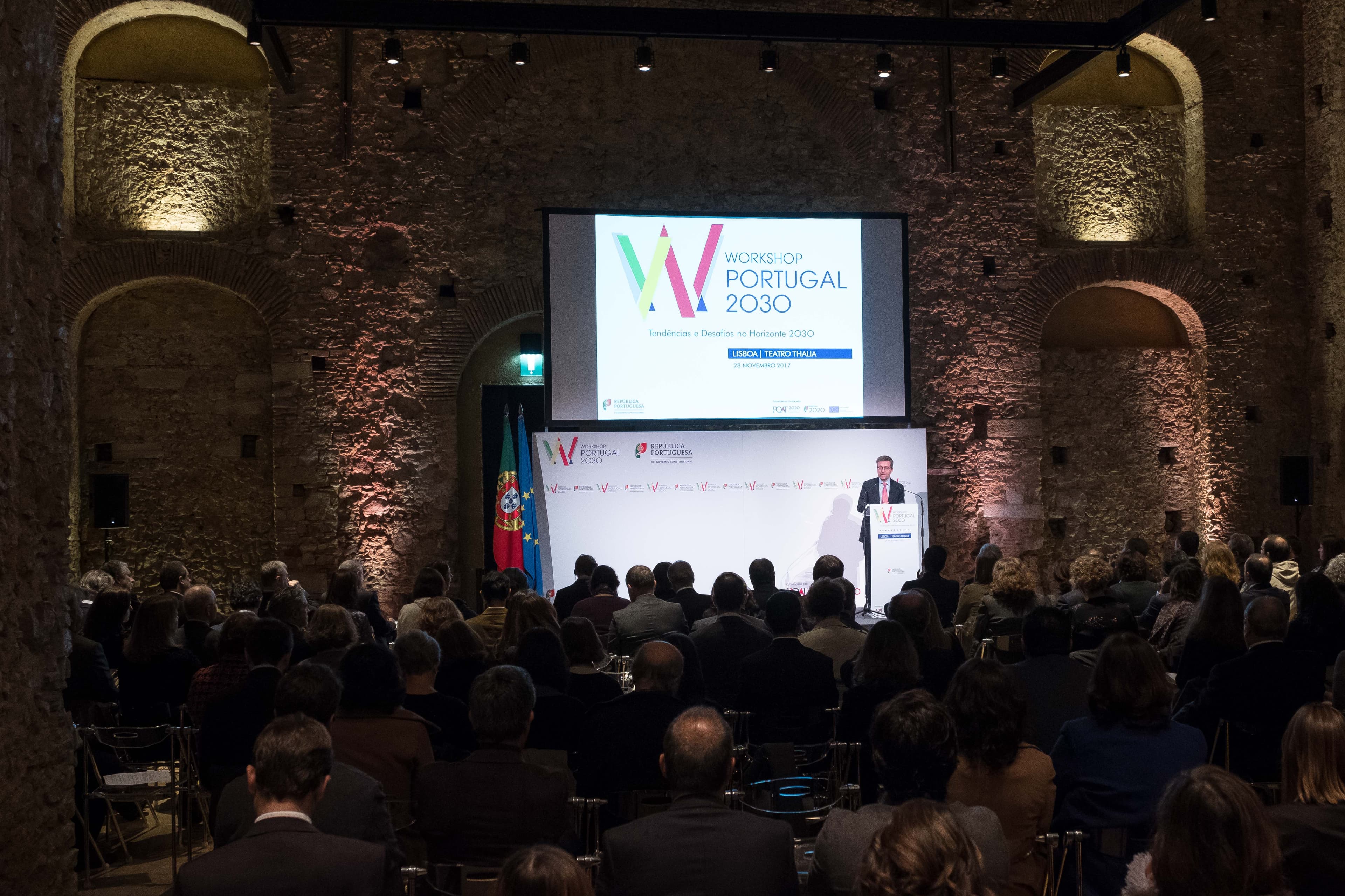 Comissário europeu Carlos Moedas no Workshop sobre Estratégia Nacional Portugal 2030, Lisboa, 28 novembro 2017 (Foto: Clara Azevedo)