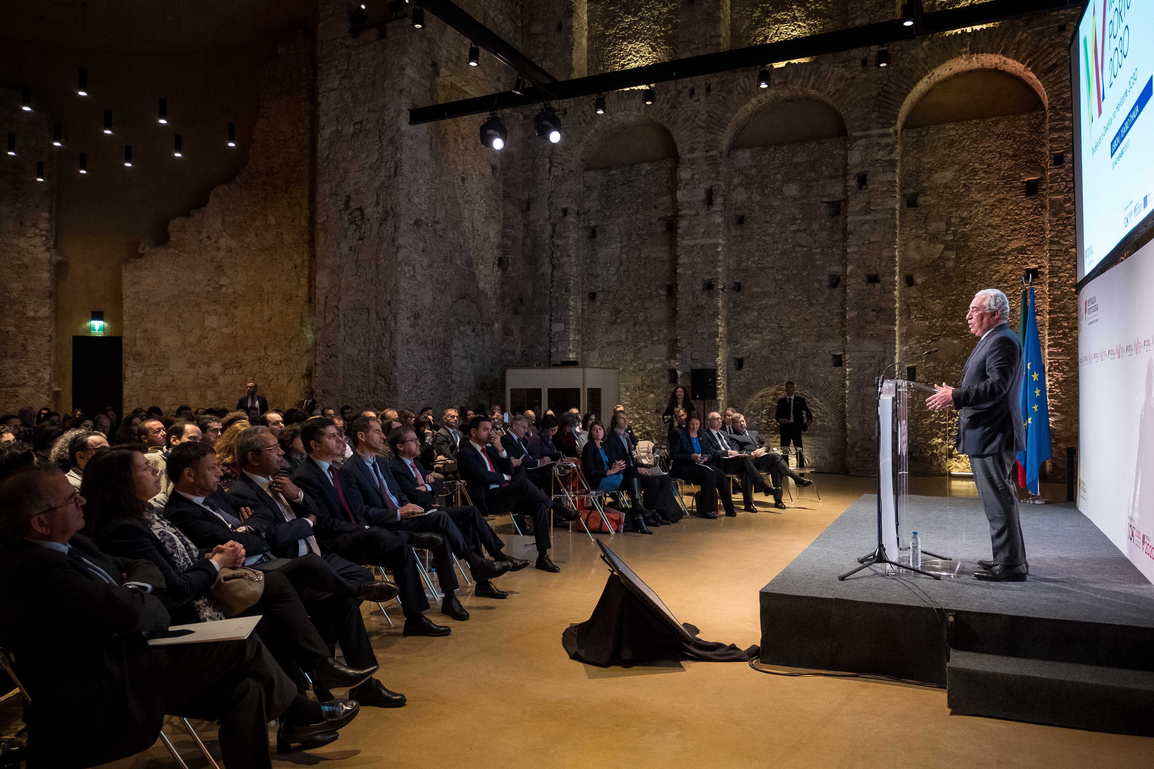 Primeiro-Ministro António Costa discursa no Workshop sobre Estratégia Nacional Portugal 2030, Lisboa, 28 novembro 2017 (Foto: Clara Azevedo)