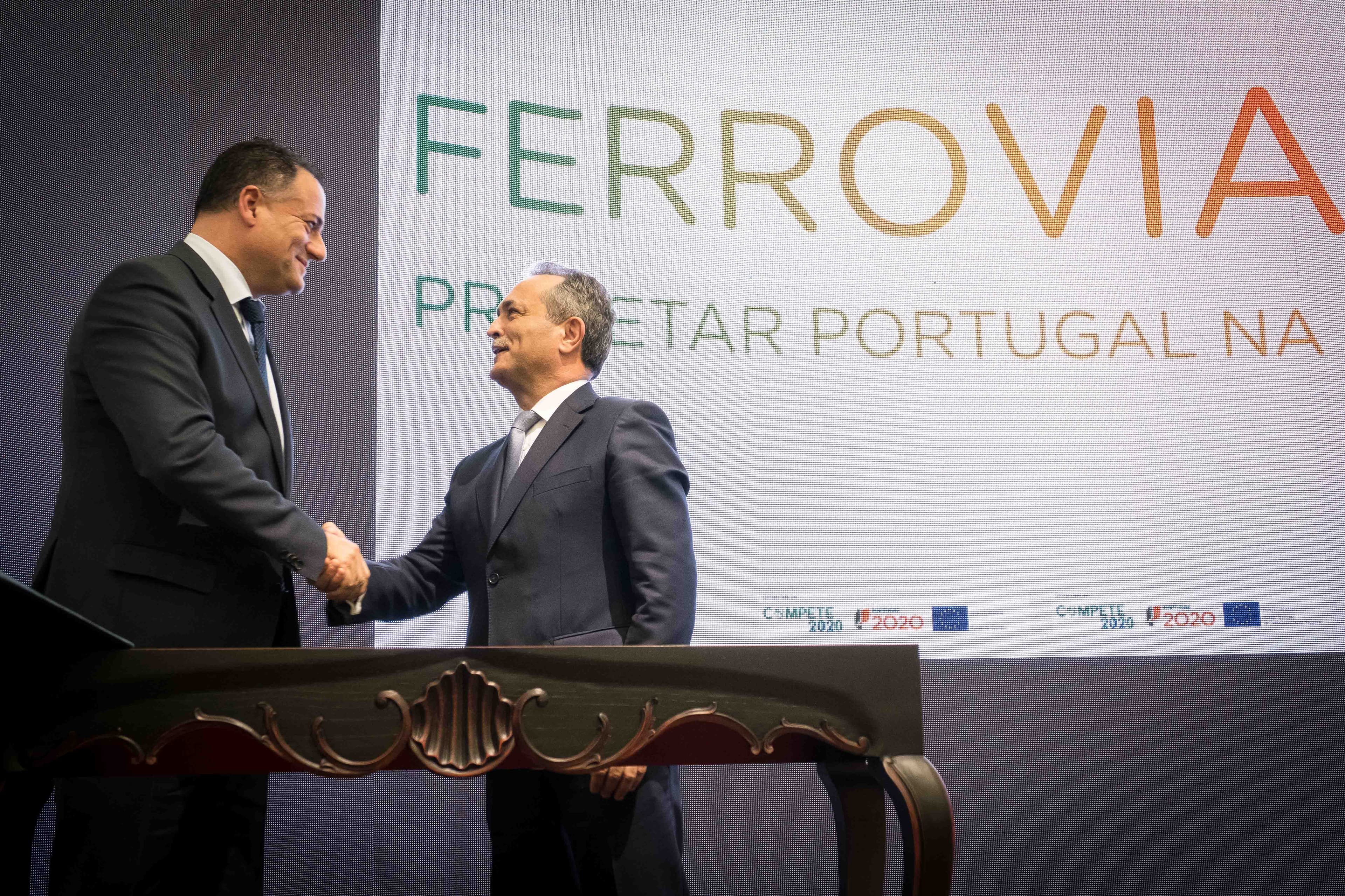 Lançamento da linha ferroviária Évora-Caia, Elvas, 5 março 2018 (Foto: Clara Azevedo)
