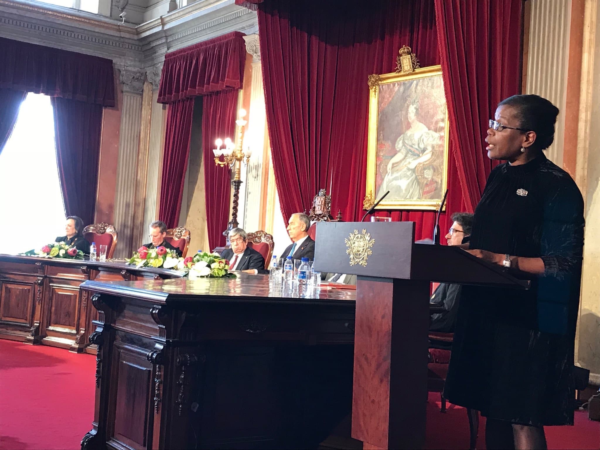 Ministra da Justiça, Francisca Van Dunem, na abertura do ano judicial, Lisboa, 18 janeiro 2018