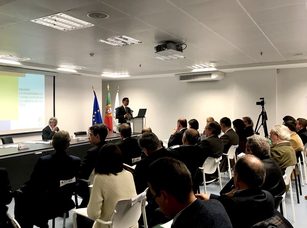 Ministro do Planeamento e das Infraestruturas, Pedro Marques, na reunião extraordinária do Conselho Regional de Lisboa e Vale do Tejo sobre o Portugal 2030, Lisboa, 22 janeiro 2018