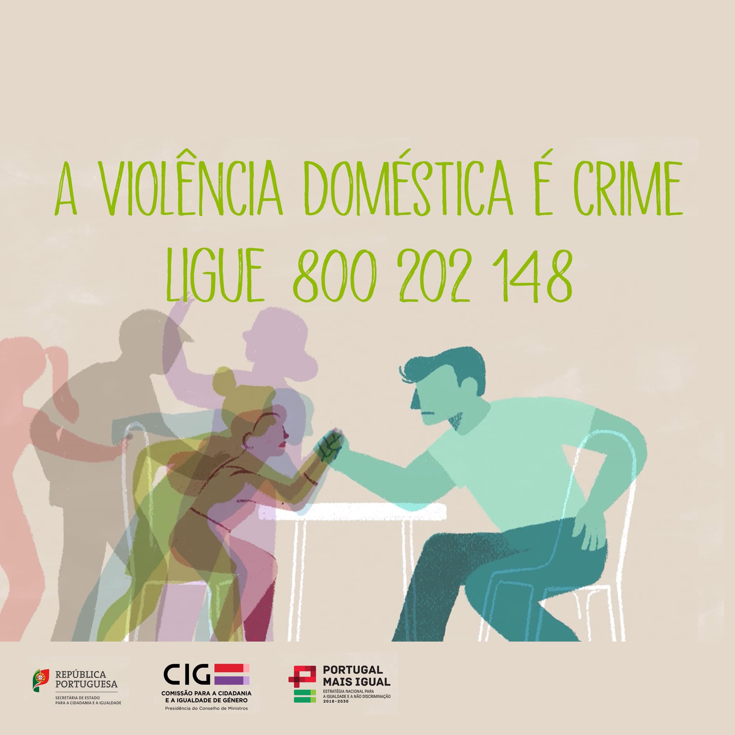 Campanha nacional contra a violência sobre as mulheres e a violência doméstica (DR)