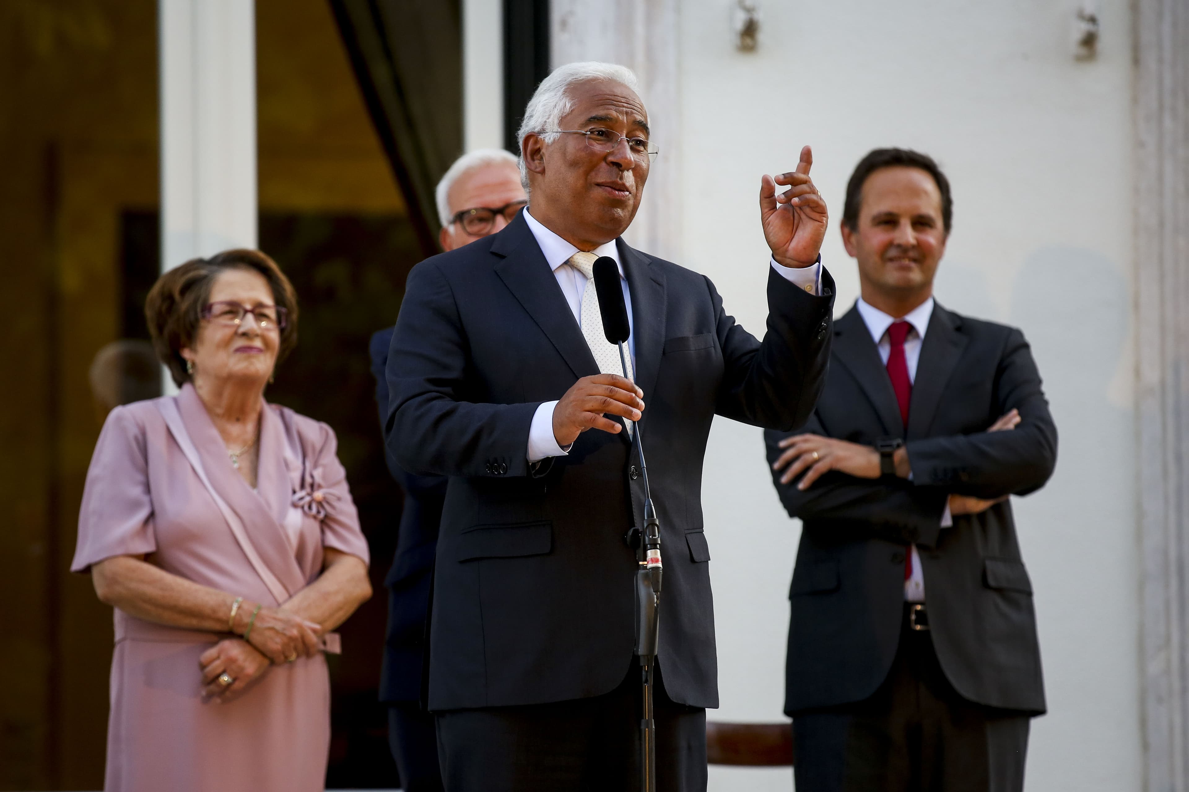 Primeiro-Ministro António Costa na inauguração da terceira edição da iniciativa Arte em São Bento, na Residência Oficial do Primeiro-Ministro, Lisboa, 5 setembro 2019 (Foto: Nuno Fox/Lusa)