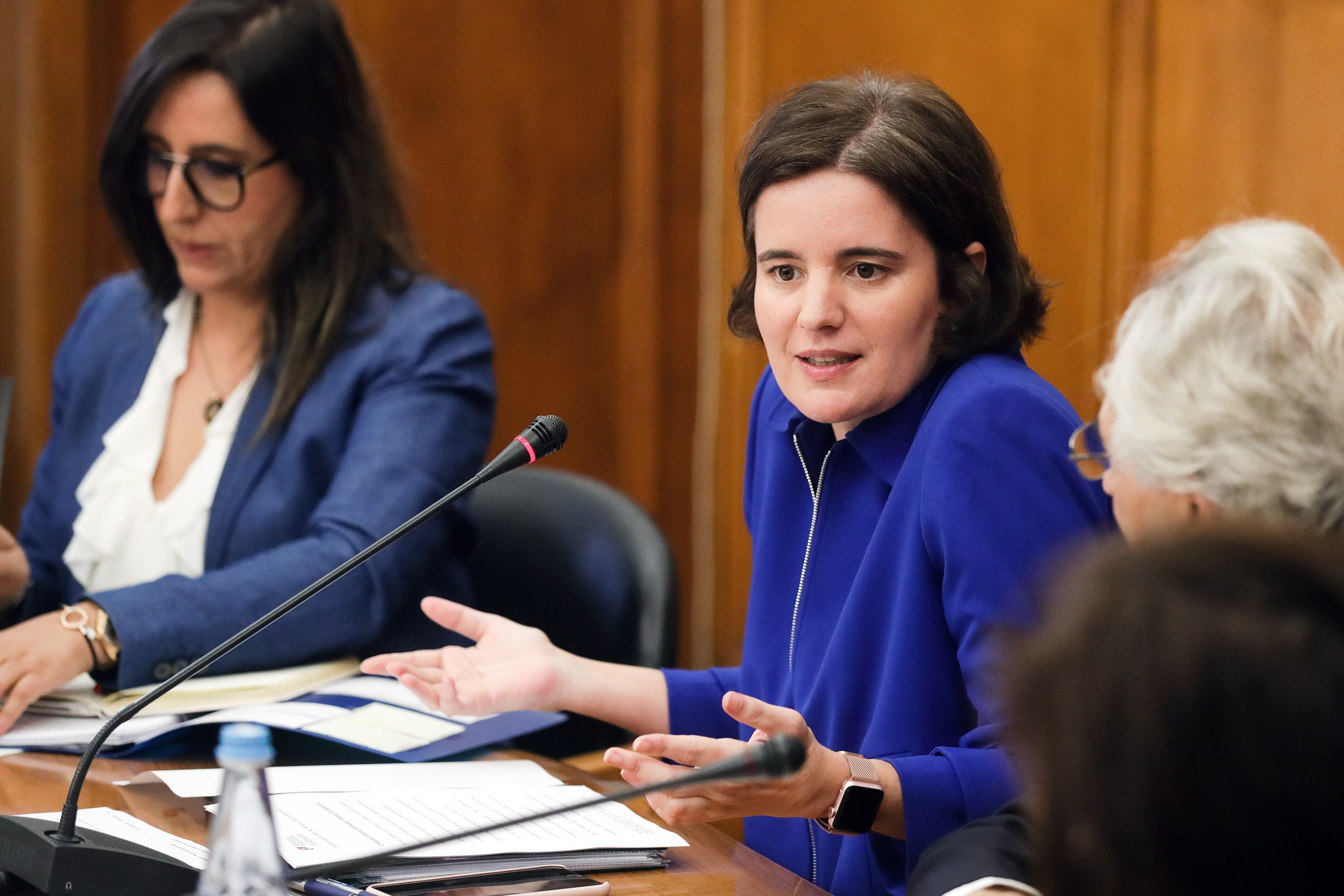 Ministra da Presidência e Modernização Administrativa, Mariana Vieira da Silva, Assembleia da República, 18 junho 2019 (foto: Tiago Petinga/Lusa)