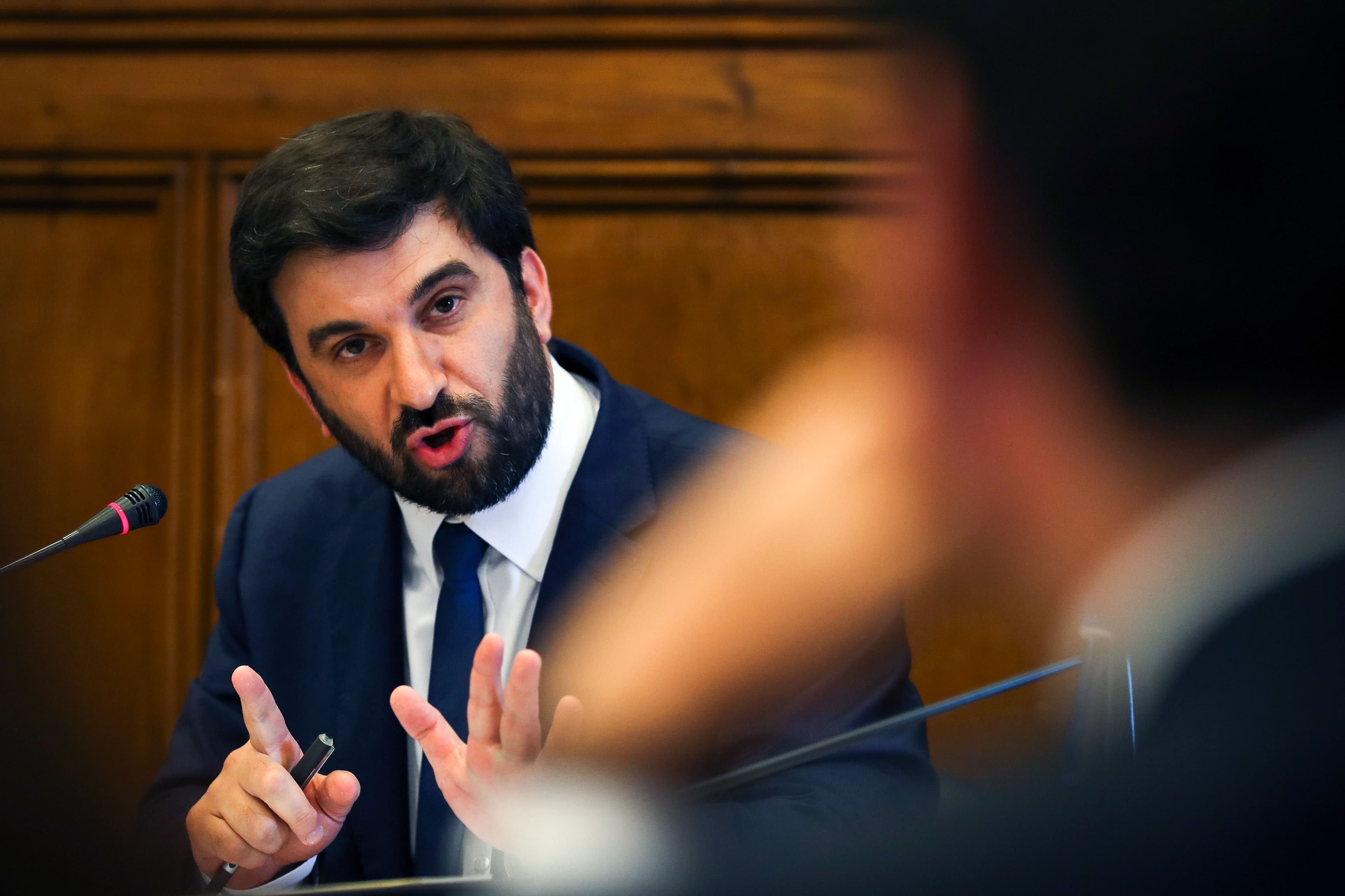 Ministro da Educação, Tiago Brandão Rodrigues, na audição da Comissão de Cultura, Comunicação, Juventude e Desporto, Assembleia da República, 9 julho 2019 (Foto: Manuel de Almeida/Lusa)