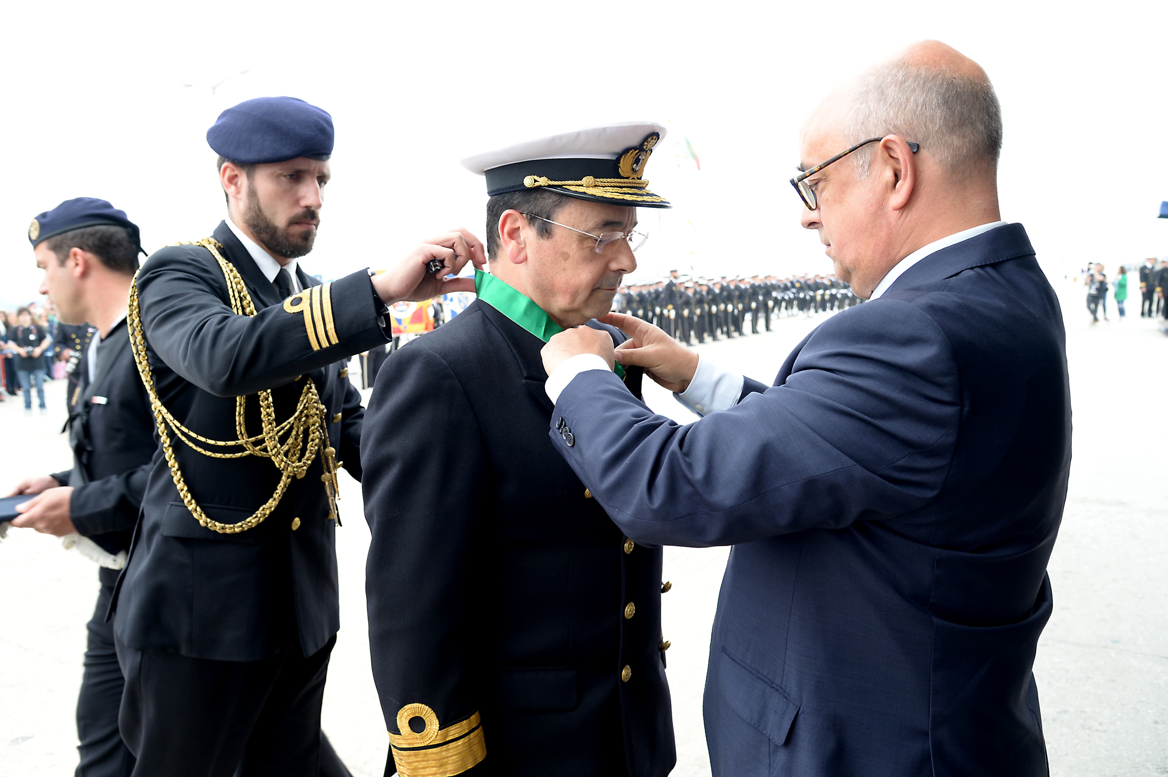 Ministro da Defesa Nacional, José Alberto Azeredo Lopes, no Dia da Marinha, Peniche, 20 maio 2018