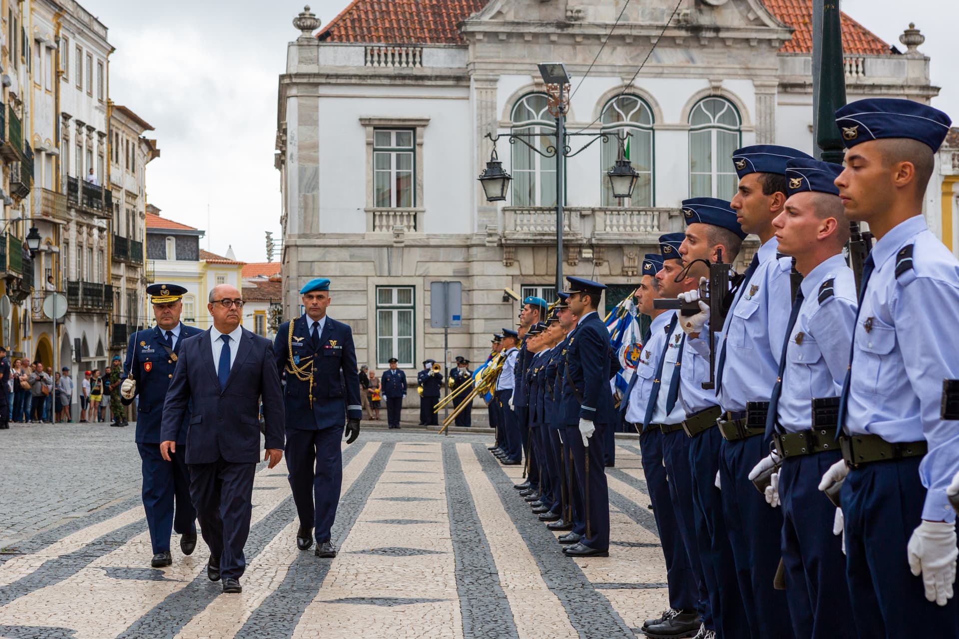 Ministro da Defesa Nacional, José Alberto Azeredo Lopes, na cerimónia militar comemorativa do 66º aniversário da Força Aérea, Évora, 30 junho 2018