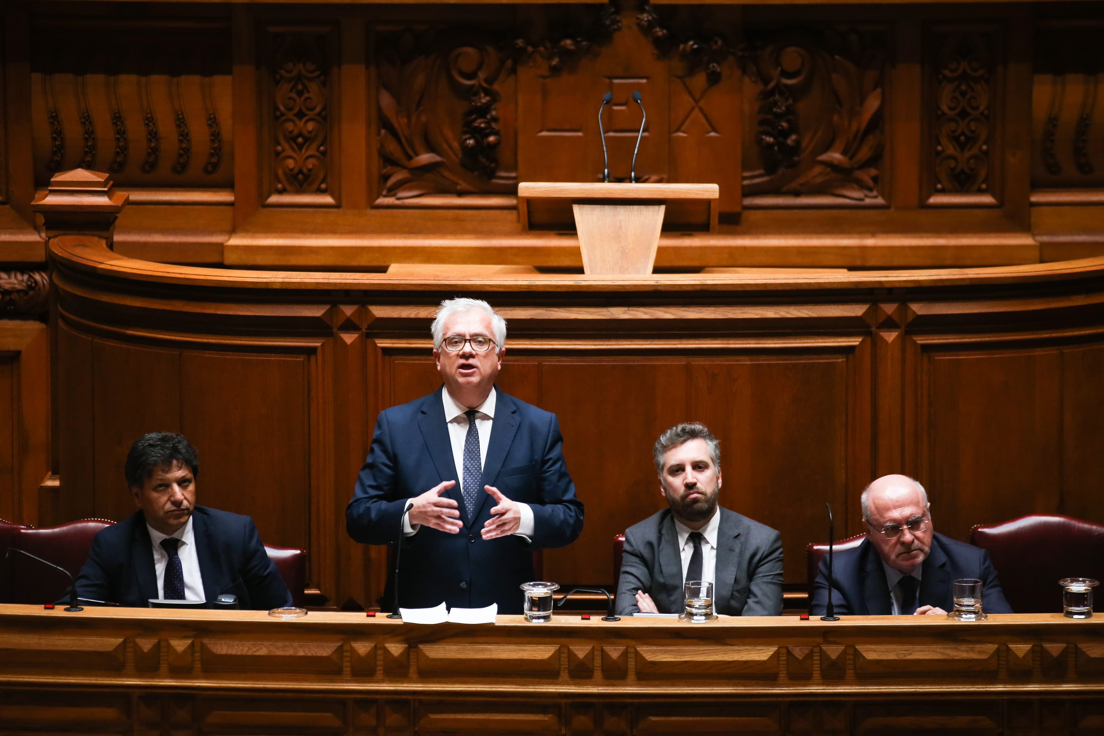 Ministros da Administração Interna e da Agricultura, Florestas e Desenvolvimento Rural e Secretários de Estado da Proteção Civil e dos Assuntos Parlamentares na Assembleia da República, Lisboa, 28 março 2018 (Foto: José Sena Goulão/Lusa)