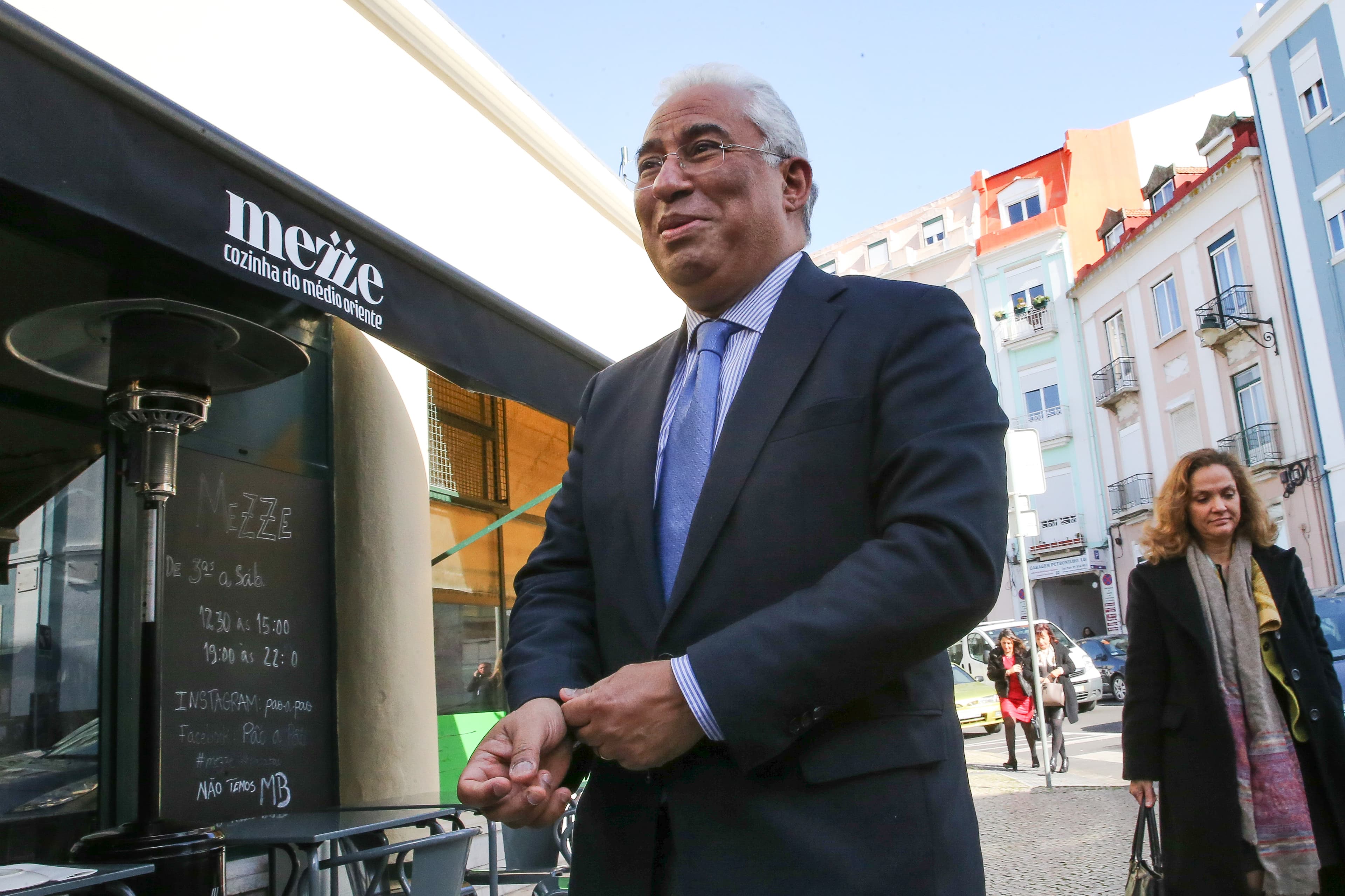 Primeiro-Ministro António Costa num evento da Associação Pão a Pão para a integração de refugiados do Médio Oriente, Lisboa, 30 janeiro 2018 (Foto: João Relvas/Lusa)