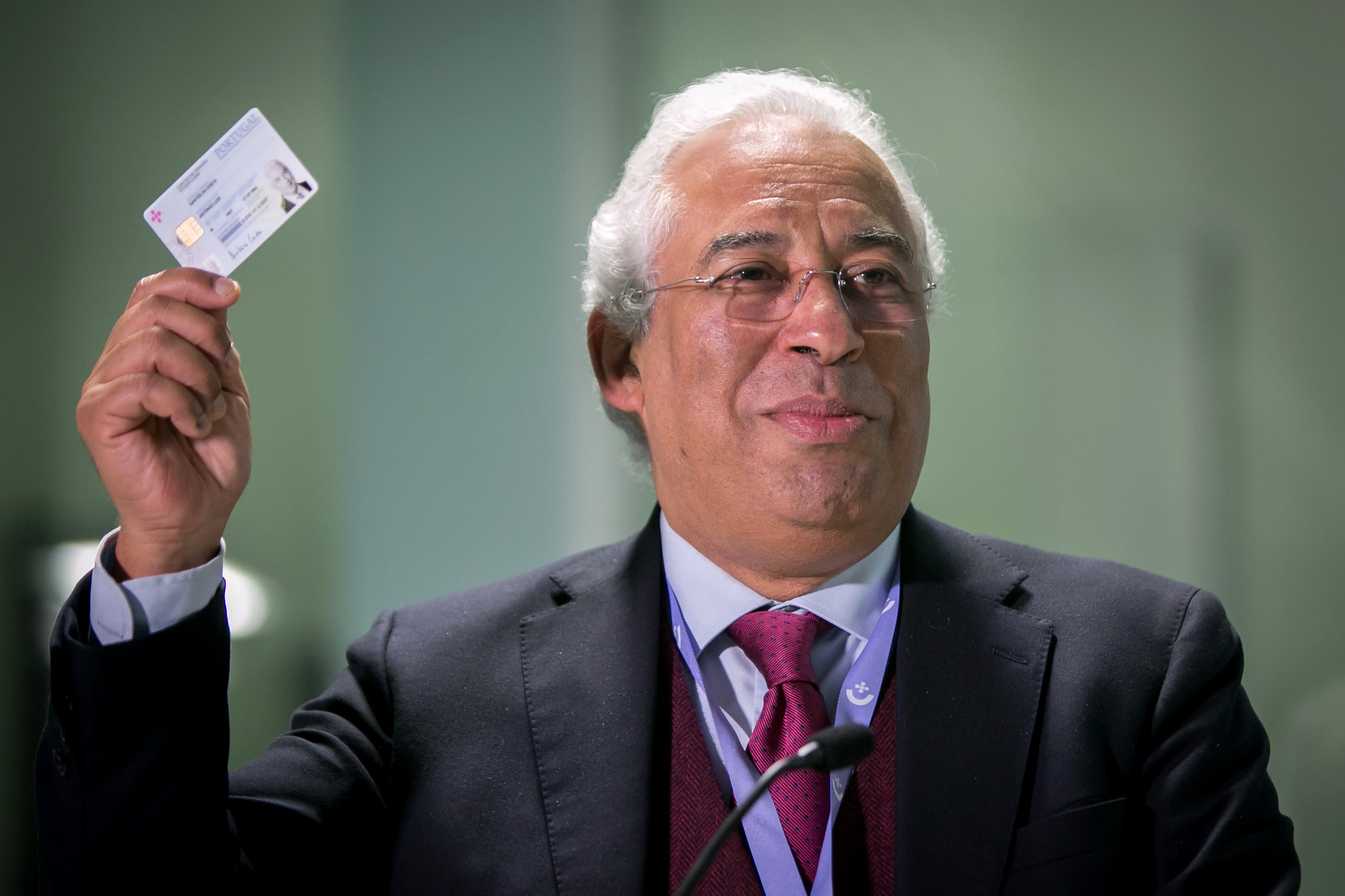 Primeiro-Ministro António Costa discursa na sessão dos 10 anos do Cartão do Cidadão, Lisboa, 7 dezembro 2017 (Foto: Paulo Vaz Henriques)