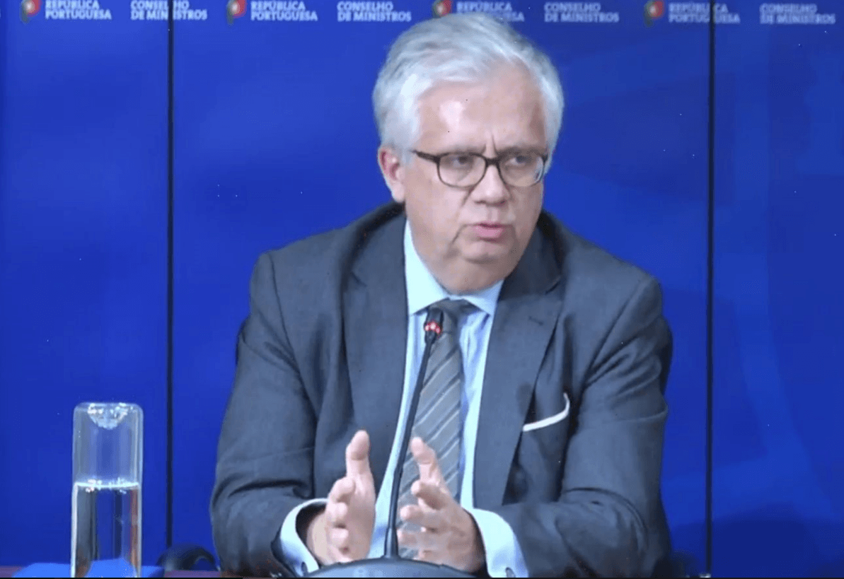Ministro da Administração Interna, Eduardo Cabrita, na conferência de imprensa do Conselho de Ministros, Lisboa, 18 janeiro 2018