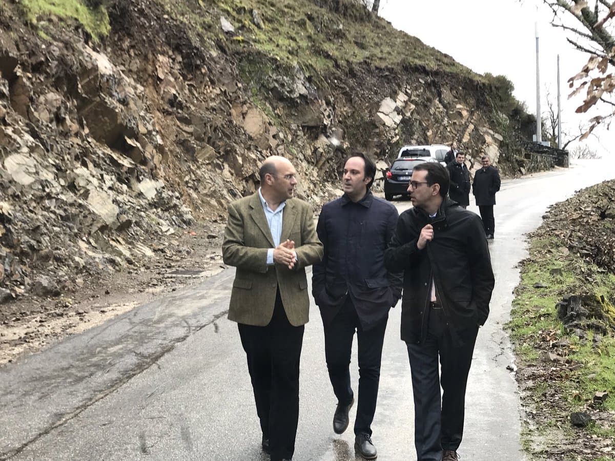 Ministro Adjunto, Pedro Siza Vieira, durante o conjunto de iniciativas de limpeza de matas, Lousã, 24 março 2018