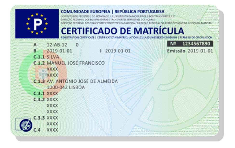 Documento Ãnico Automóvel na carteira