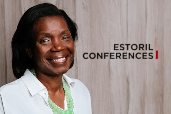 Ministra da Justiça, Francisca Van Dunem, nas conferências do Estoril, Carcavelos, 28 maio 2019 (Foto: D.R.)