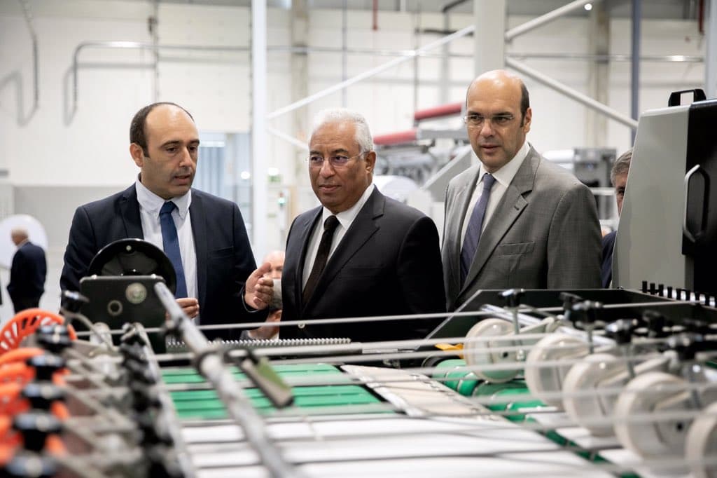 Primeiro-Ministro António Costa e Ministro Adjunto e da Economia, Siza Vieira, inauguram fábrica em Vila Velha de Ródão, 23 outubro 2018