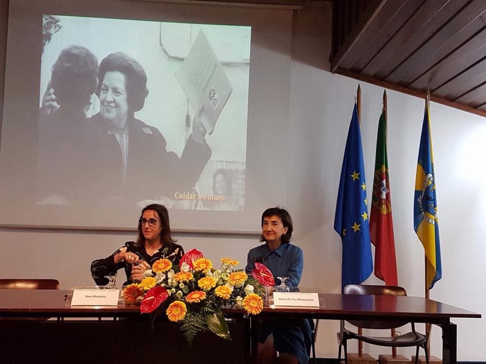 Secretária de Estado para a Cidadania e Igualdade, Rosa Monteiro, na apresentação do projeto «Ouvir o Presente, Cuidar o Futuro: Homenagear Maria de Lourdes Pintasilgo», Abrantes, 18 janeiro 2018