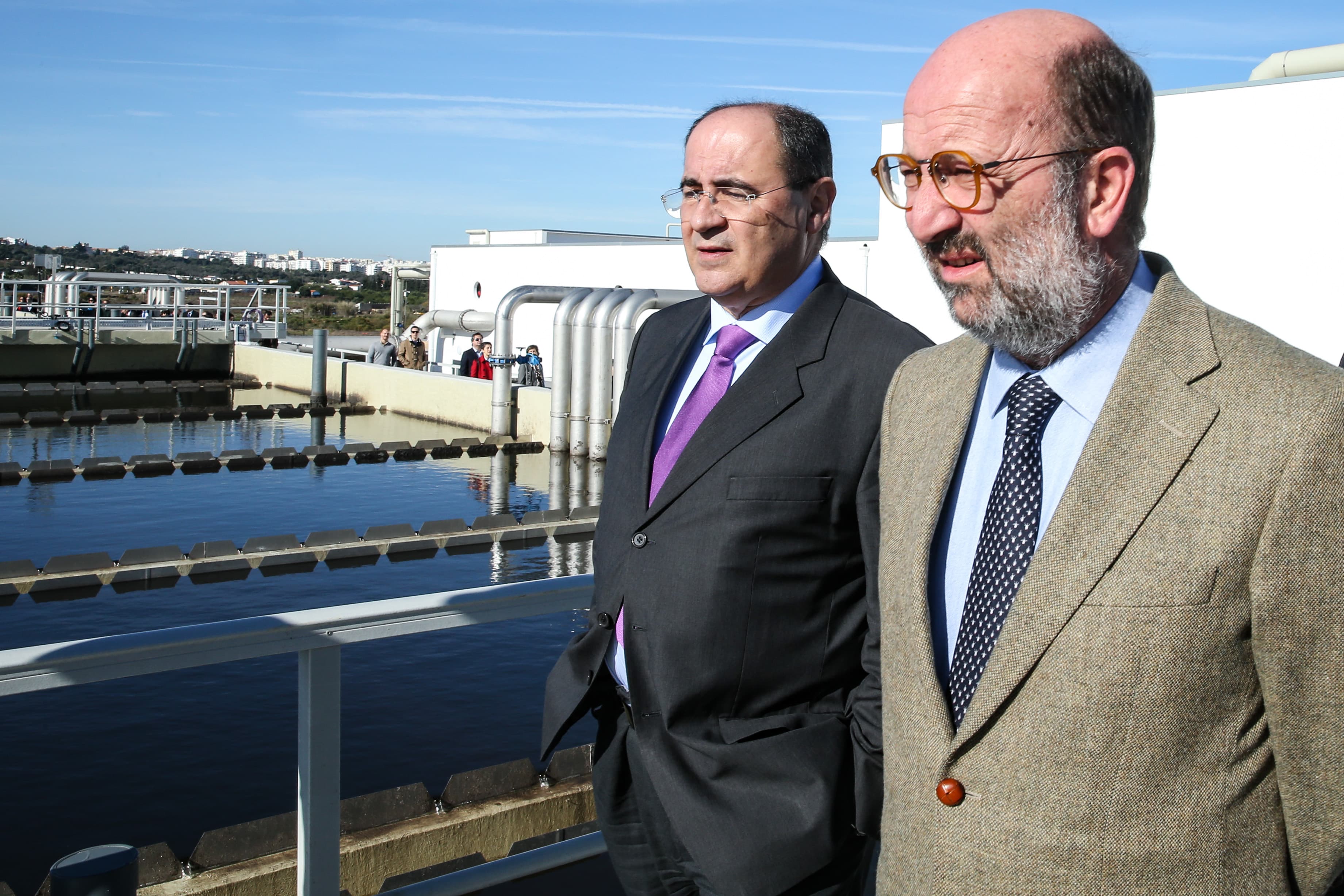 Ministro do Ambiente e Transição Energética, Matos Fernandes, inaugura a nova ETAR de Faro-Olhão, Olhão, 28 novembro 2018 (foto: Luís Forra/Lusa)