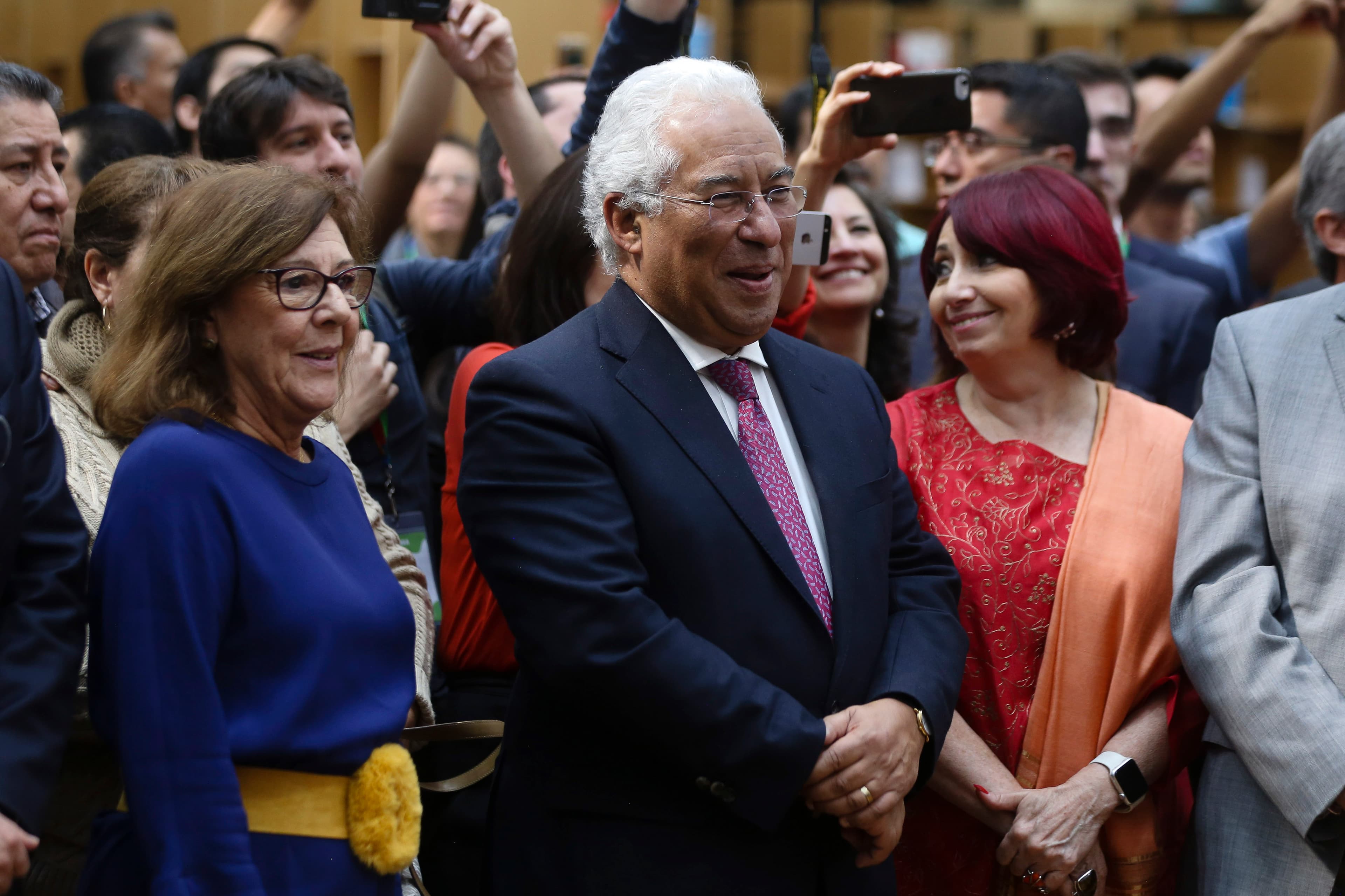 Primeiro-Ministro António Costa no encerramento da Feira Internacional do Livro de Guadalajara, México, 2 dezembro 2018 (Foto: Ignacio Reyes/Lusa)