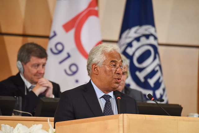 Primeiro-Ministro António Costa discursa na 108.ª Conferência Internacional do Trabalho, Genebra, 18 junho 2019 (Foto: Crozet/Pouteau/OIT)