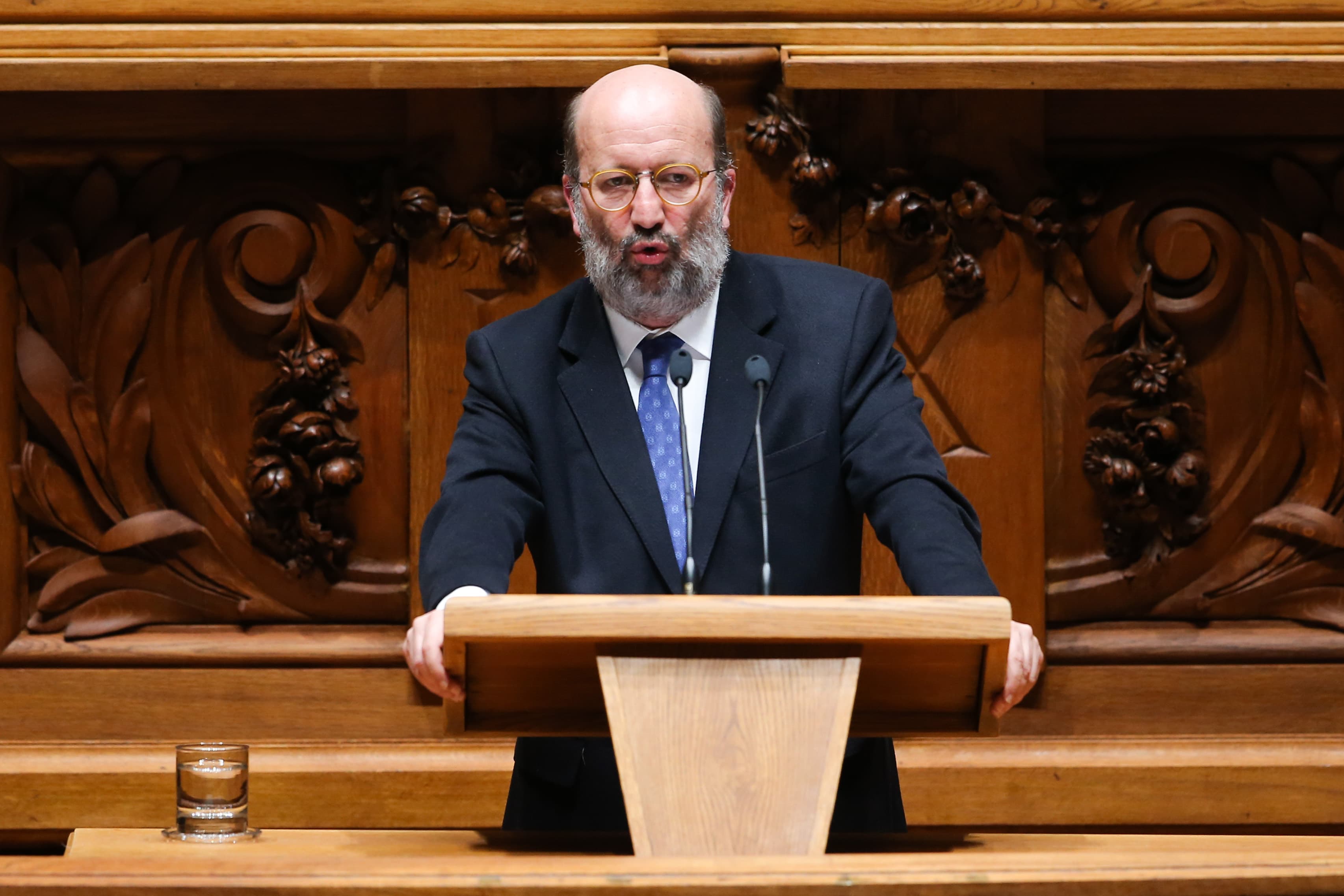 Ministro do Ambiente e da Transição Energética, João Pedro Matos Fernandes, no debate do Orçamento do Estado na Assembleia da República, Lisboa, 30 outubro 2018 (Foto: José Sena Goulão)