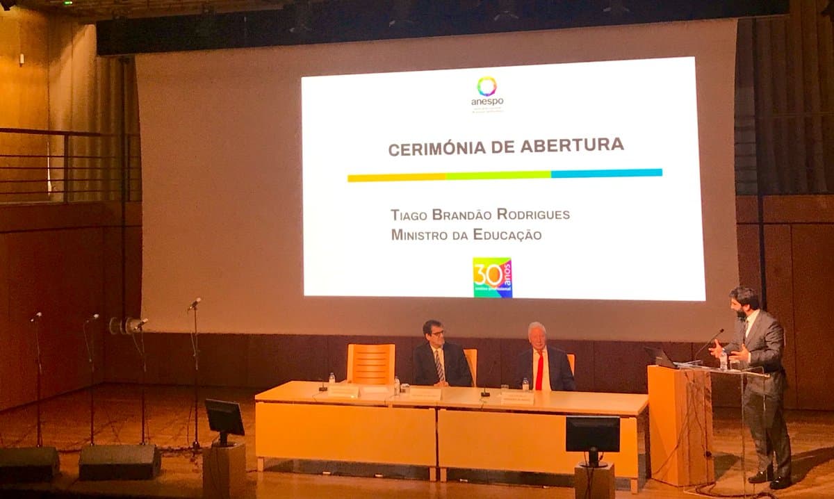 Ministro da Educação, Tiago Brandão Rodrigues, no seminário«O Percurso das Qualificações em Portugal e o Contributo das Escolas Profissionais», Porto, 21 janeiro 2019
