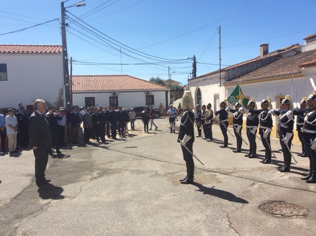 Ministro da Administração Interna, Eduardo Cabrita, na inauguração do novo posto local da Guarda Nacional Republicana de Alandroal, Évora, 27 julho 2018