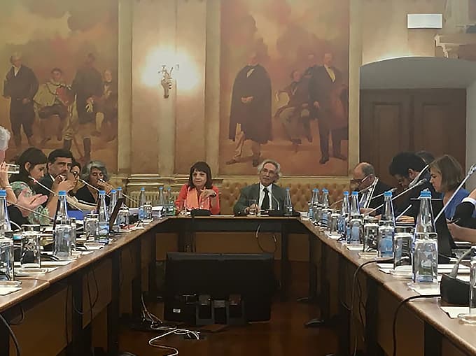 Ministra da Presidência e da Modernização Administrativa, Maria Manuel Leitão Marques, na Comissão de Assuntos Constitucionais, Direitos, Liberdades e Garantias da Assembleia da República, 10 julho 2018