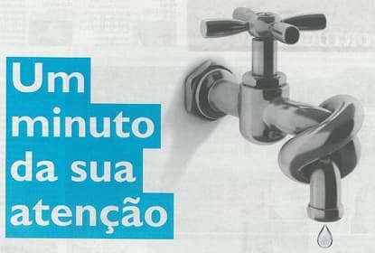 Campanha para a poupança da água