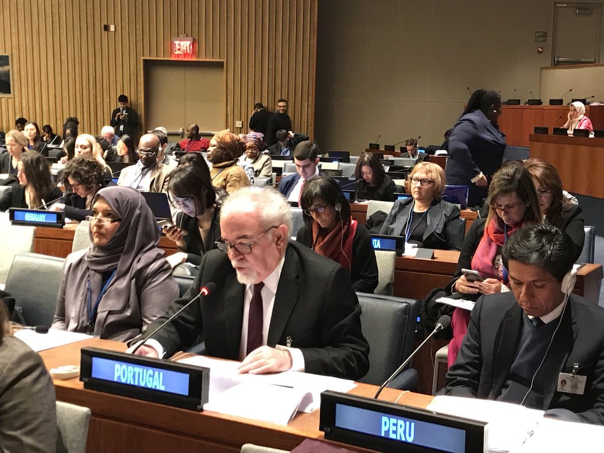 Ministro do Trabalho, Solidariedade e Segurança Social, José António Vieira da Silva, na Comissão para o Desenvolvimento Social da ONU, Nova Iorque