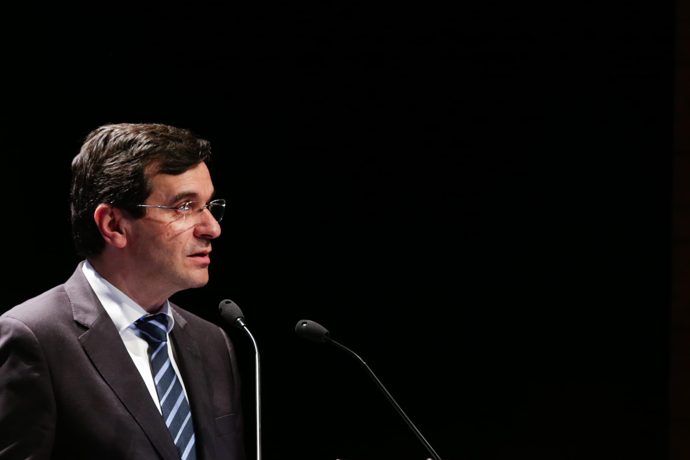 Ministro da Saúde, Adalberto Campos Fernandes, no terceiro congresso do Serviço de Intervenção nos Comportamentos Aditivos e nas Dependências, Lisboa, 26 junho 2018 (Foto: Tiago Petinga/Lusa)