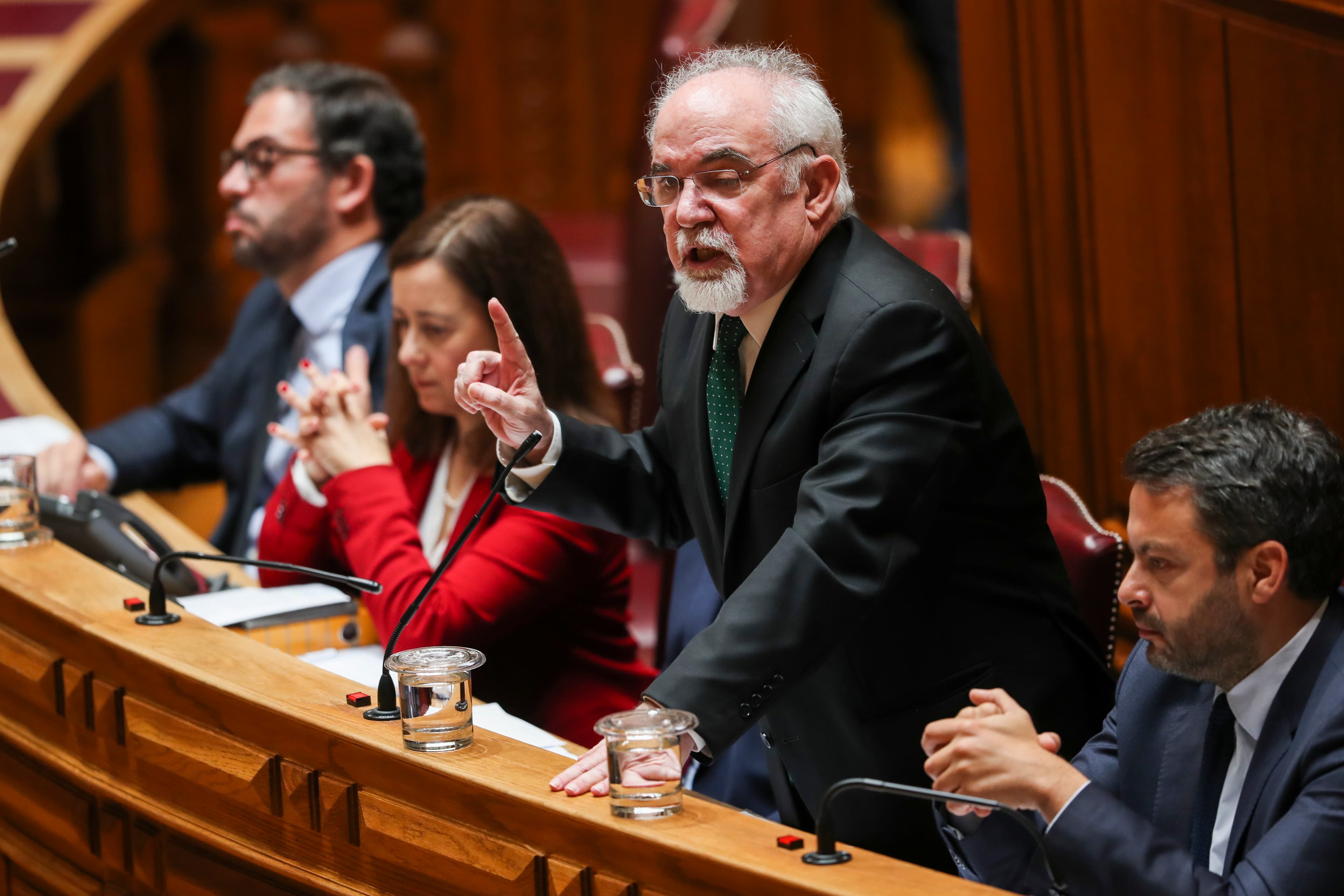 Ministro do Trabalho, Solidariedade e Segurança Social, José António Vieira da Silva, durante o debate na Assembleia da República, Lisboa, 26 abril 2019 (Foto: José Sena Goulão/Lusa)