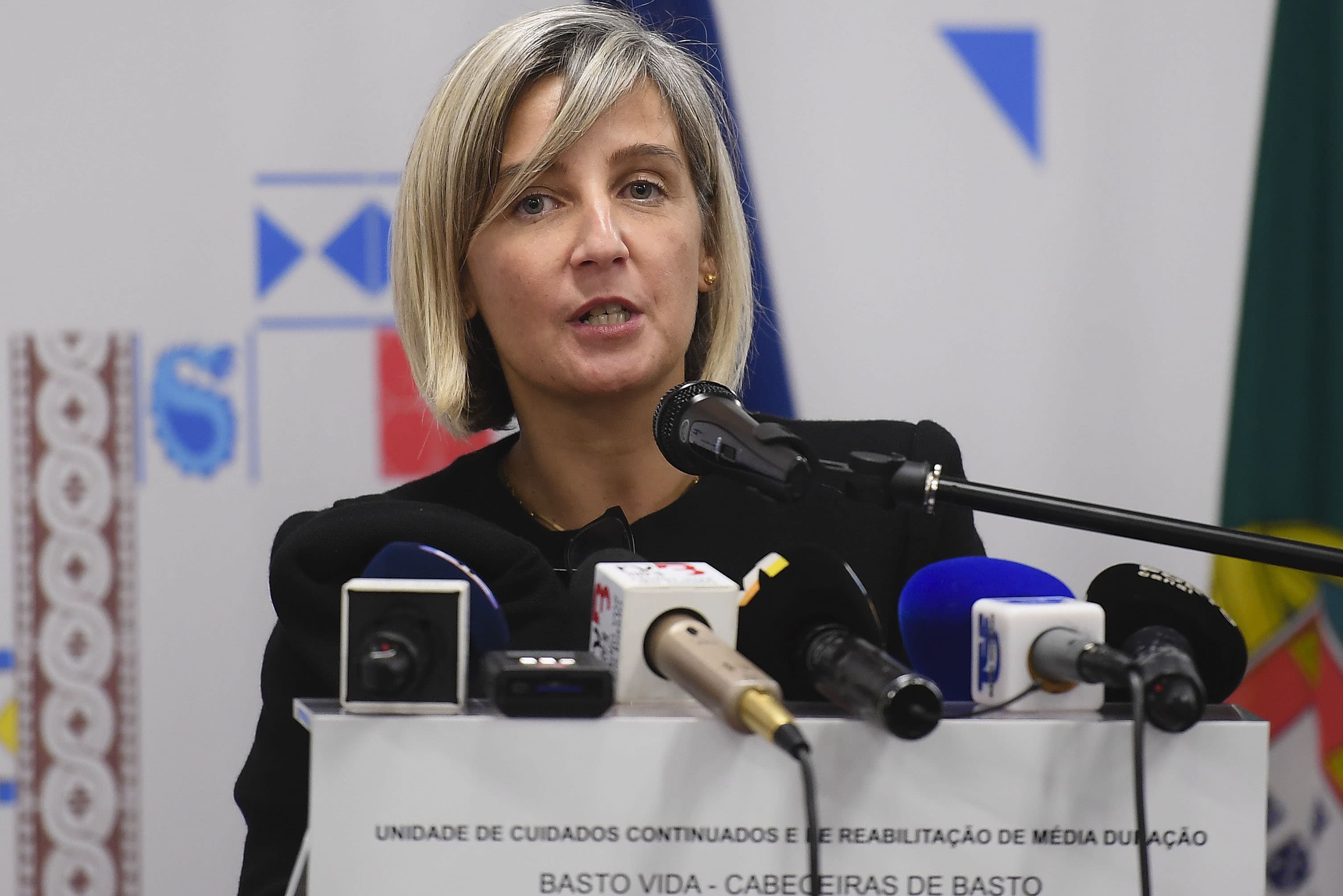 Ministra da Saúde, Marta Temido, na visita à Unidade de Cuidados Continuados, Cabeceiras de Basto, 26 novembro 2018 (Foto: Hugo Delgado)
