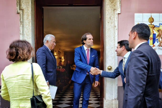 Primeiro-Ministro António Costa e presidente do Governo Regional da Madeira, Miguel Albuquerque, Funchal, 21 maio 2018 (Foto: Clara Azevedo)