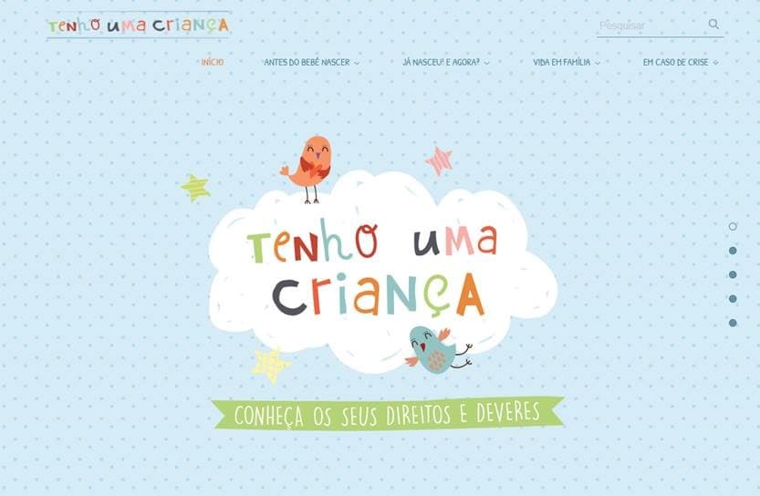 Guia «Tenho uma Criança»
