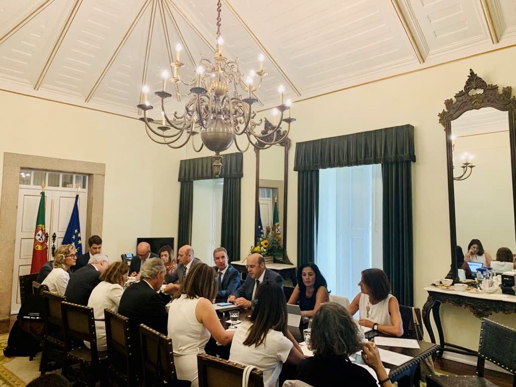Ministro Adjunto e da Economia, Pedro Siza Vieira, na reunião periódica da Comissão de Captação de Investimento para o Interior, Castelo Branco, 4 setembro 2017 (DR)