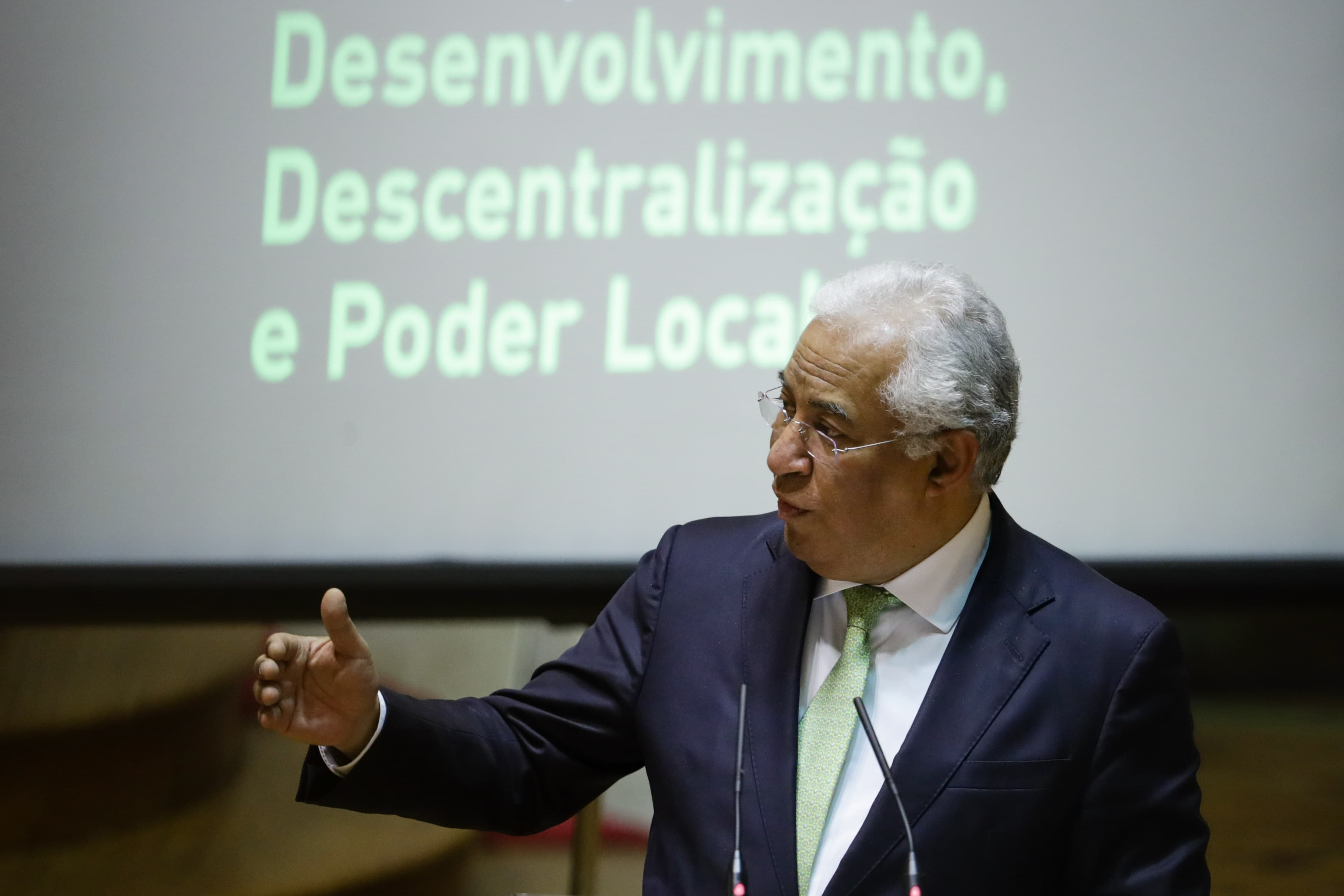 Primeiro-Ministro António Costa no encerramento do Fórum Políticas Públicas 2019 sobre «Descentralização e Reorganização do Estado», Assembleia da República,12 fevereiro 2019 (foto: Tiago Petinga/Lusa)