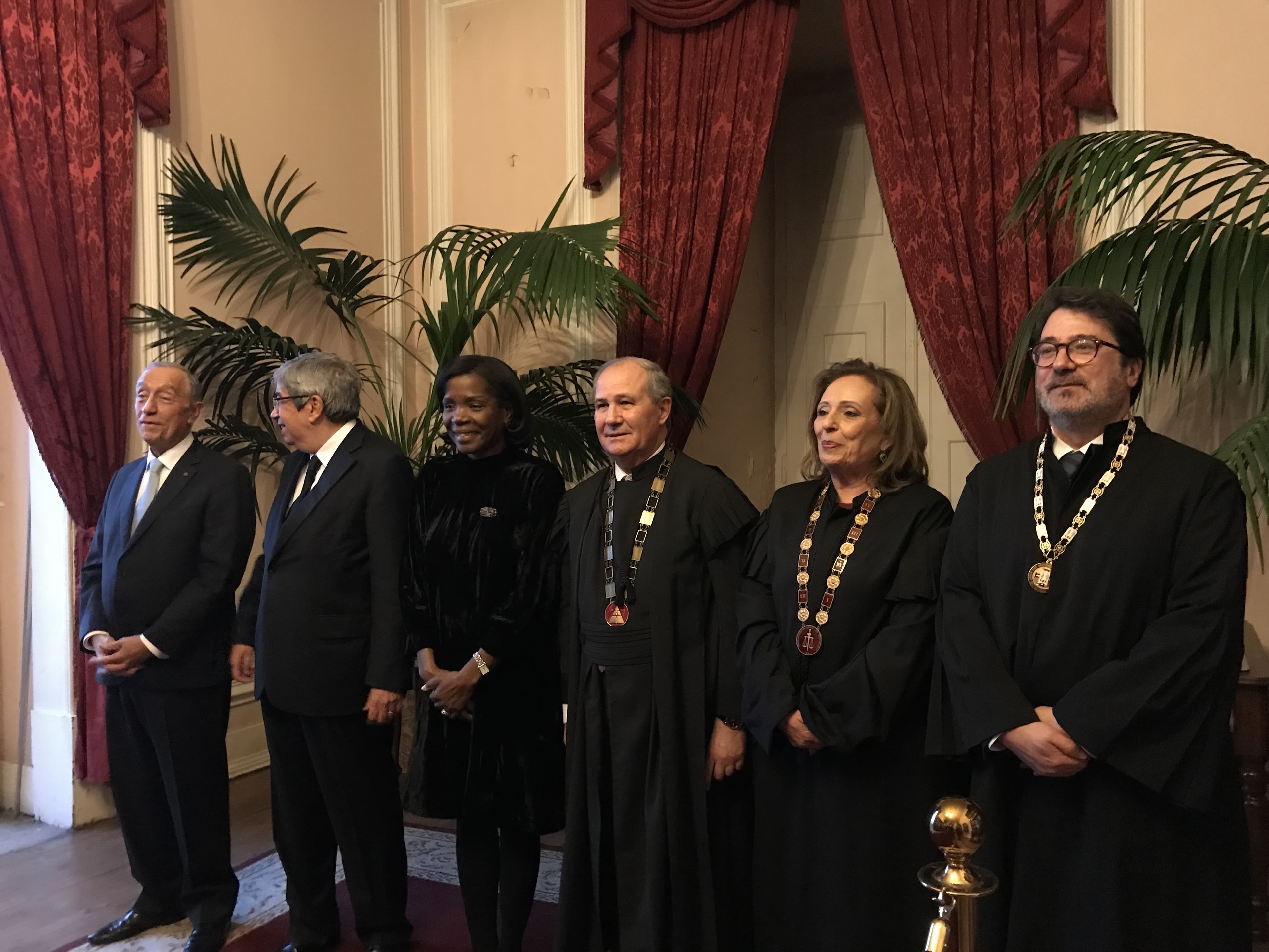 Ministra da Justiça, Francisca Van Dunem, na cerimónia de abertura do ano judicial, Lisboa, 15 janeiro 2019