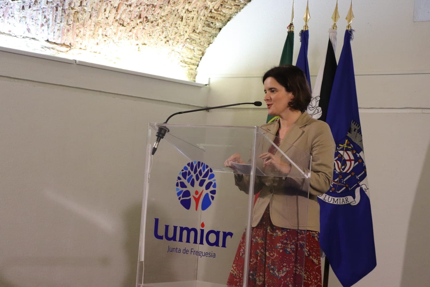 Ministro da Presidência e da Modernização Administrativa, Mariana Vieira da Silva, na inauguração do espaço do Cidadão do Lumiar, Lisboa, 8 abril 2019