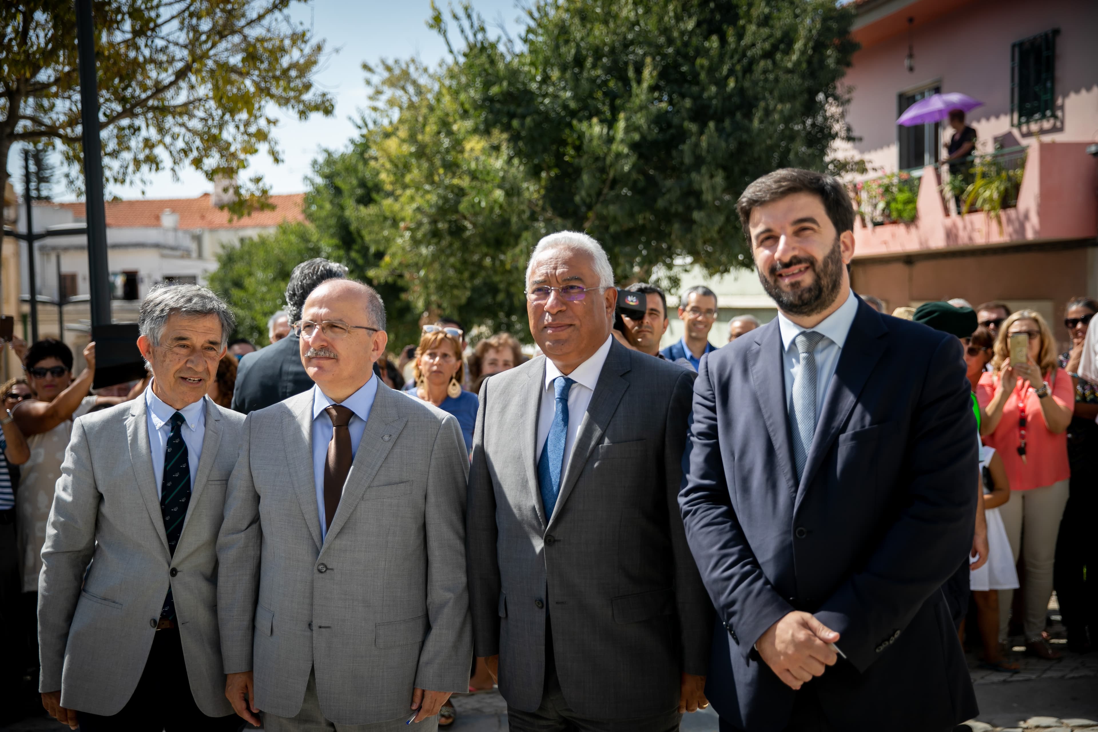 Primeiro-Ministro António Costa e Ministro da Educação, Tiago Brandão Rodrigues, na inauguração do Conservatório de Música de Loulé, 12 setembro 2018 (Foto: Paulo Vaz Henriques)