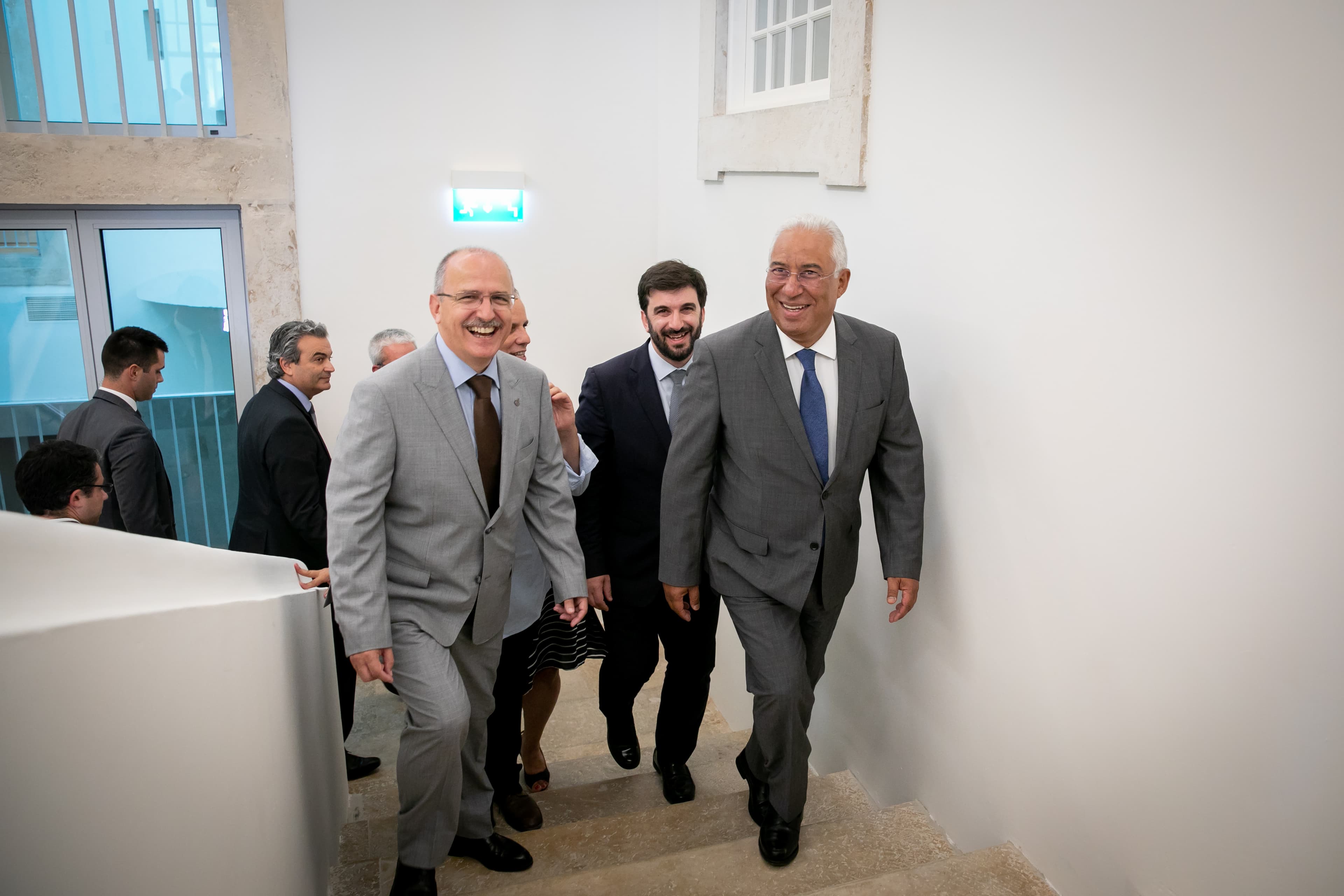 Primeiro-Ministro António Costa e Ministro da Educação, Tiago Brandão Rodrigues, na inauguração do Conservatório de Música de Loulé, 12 setembro 2018 (Foto: Paulo Vaz Henriques)