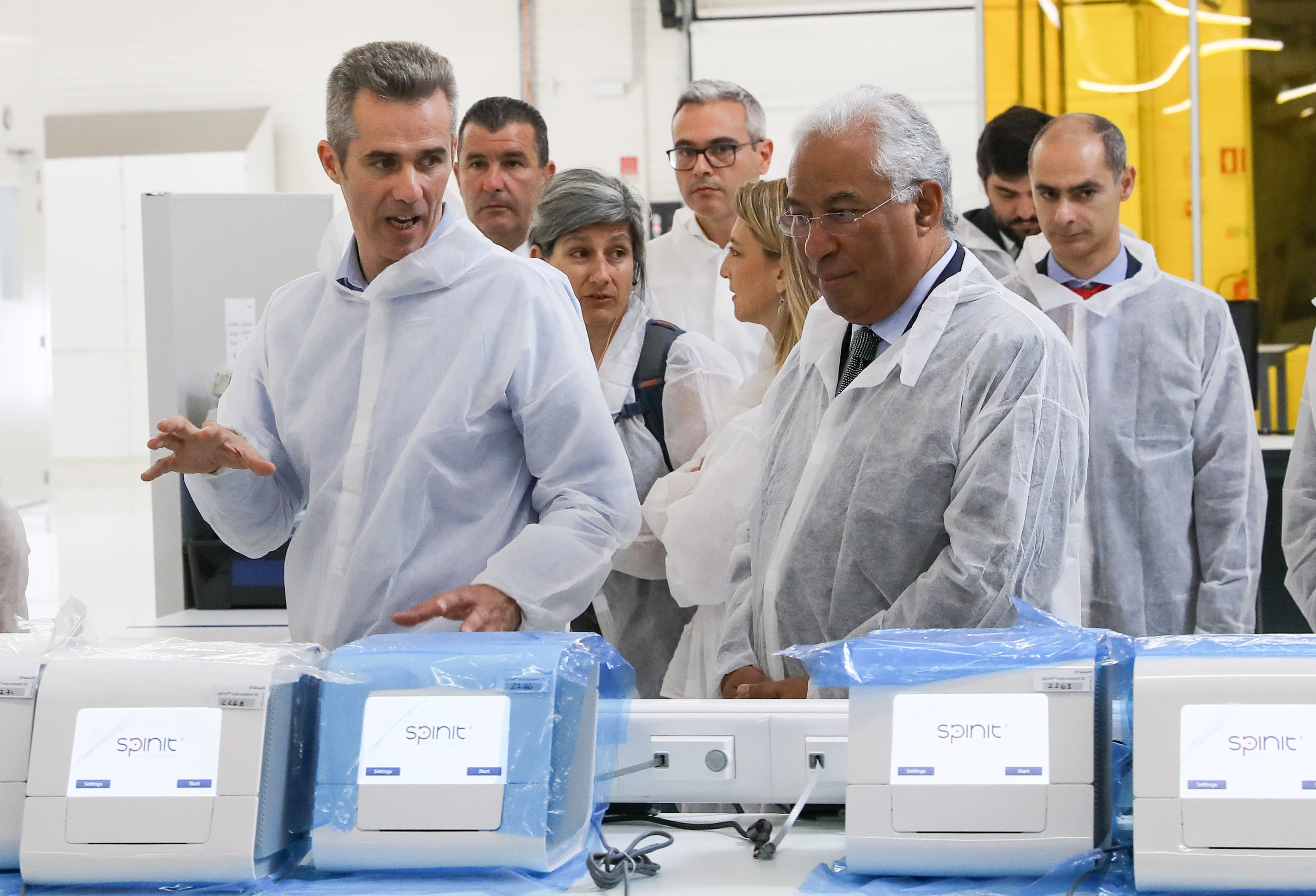 Primeiro-Ministro António Costa visita a empresa de equipamentos de diagnóstico médico Biosurfit, Azambuja, 14 maio 2019 (Foto: João Relvas/Lusa)