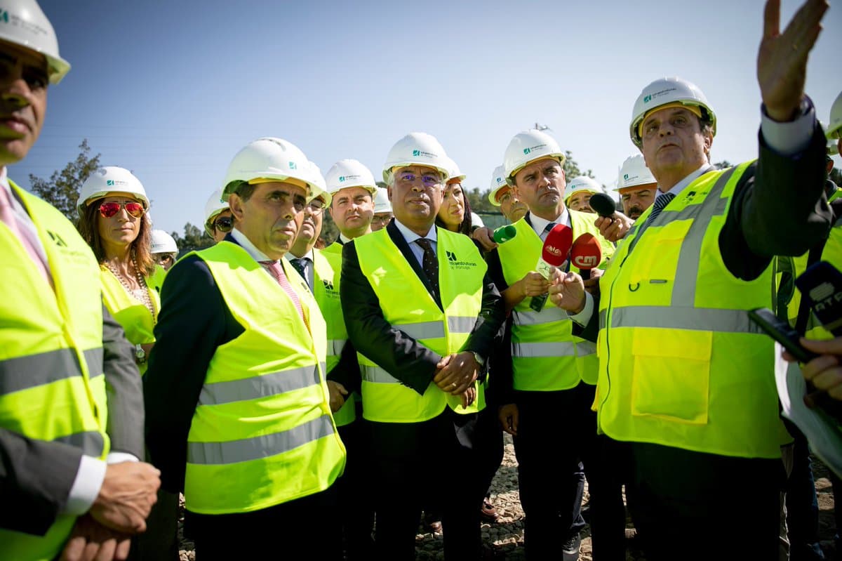 Primeiro-Ministro António Costa e Ministro do Planeamento e Infraestruturas, Pedro Marques, visitam as obras da ligação ferroviária Guarda-Covilhã, Guarda, 7 setembro 2018