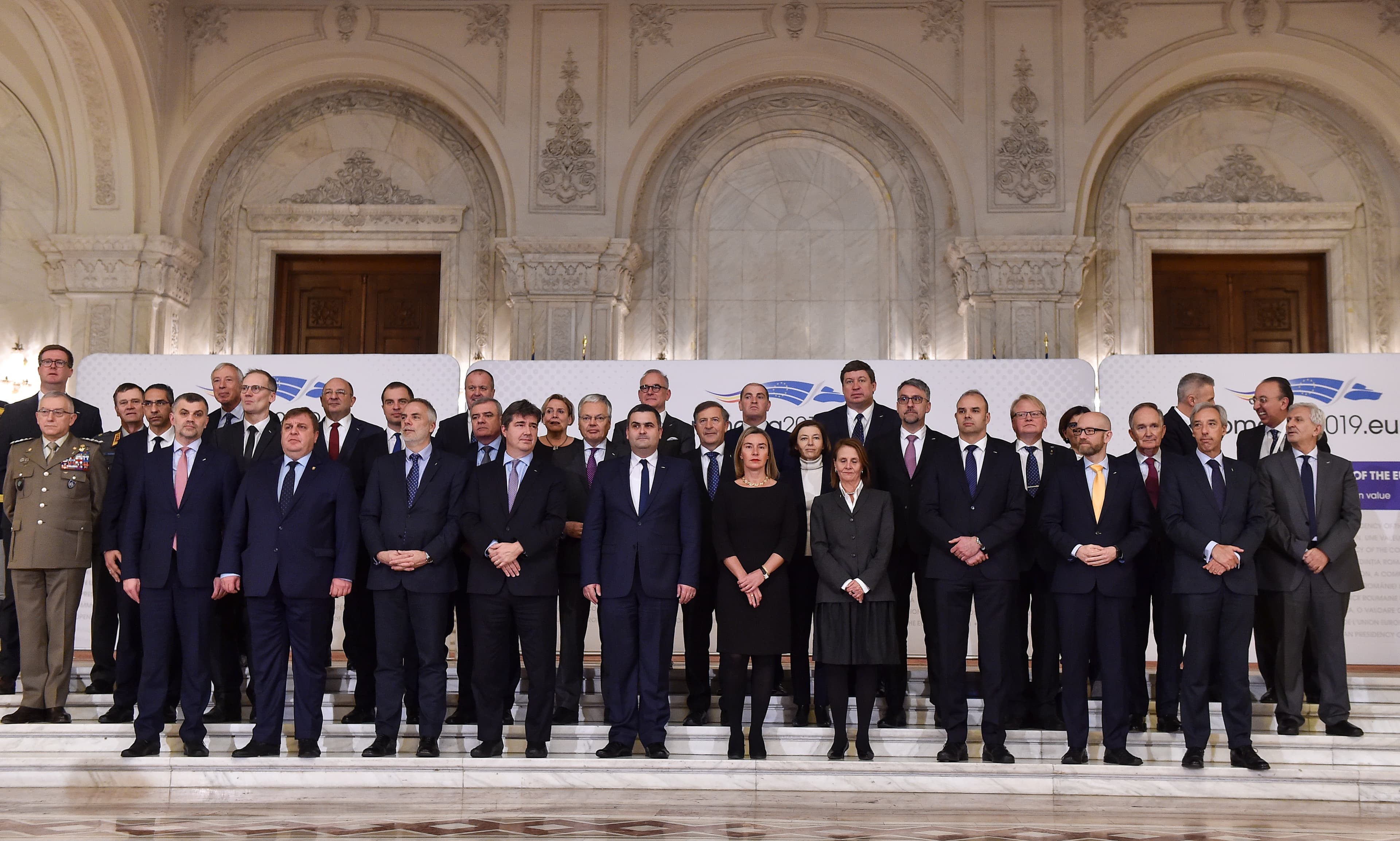 Ministro da Defesa Nacional, João Gomes Cravinho, na reunião informal de Ministros da Defesa da União Europeia, Bucareste, 30 janeiro 2019